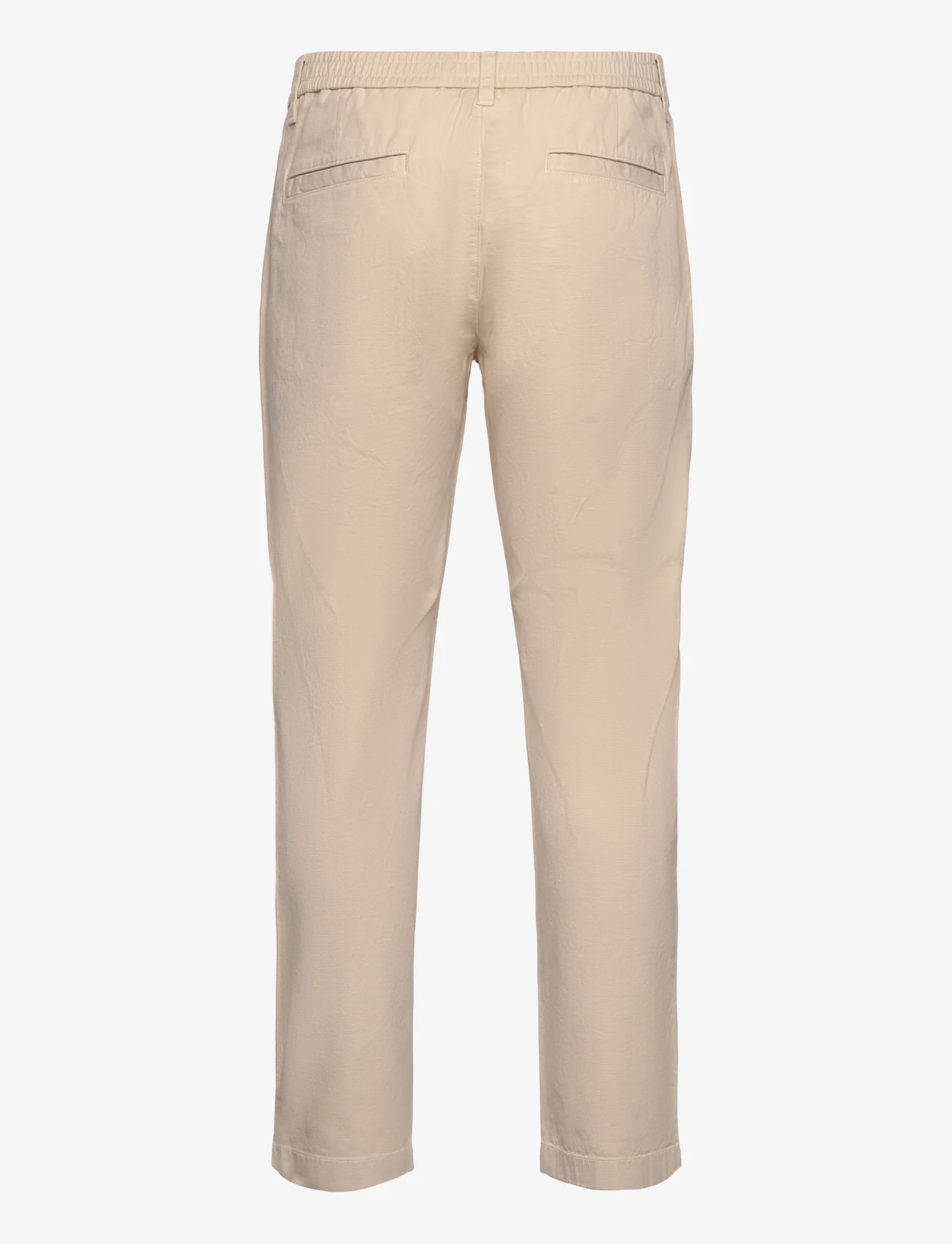 Marc O'Polo - WOVEN PANTS - casual - linen white - 1