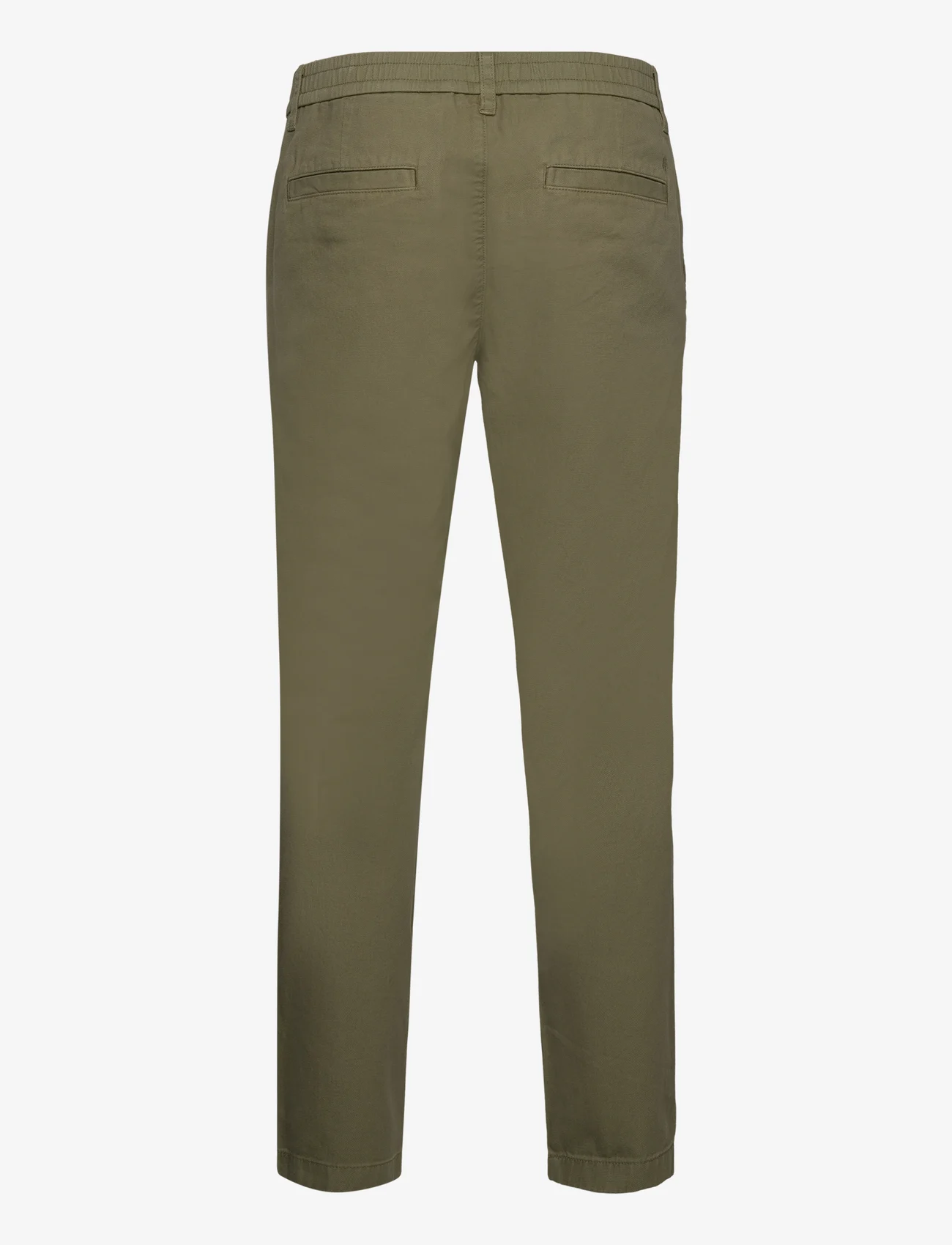 Marc O'Polo - WOVEN PANTS - casual trousers - olive - 1