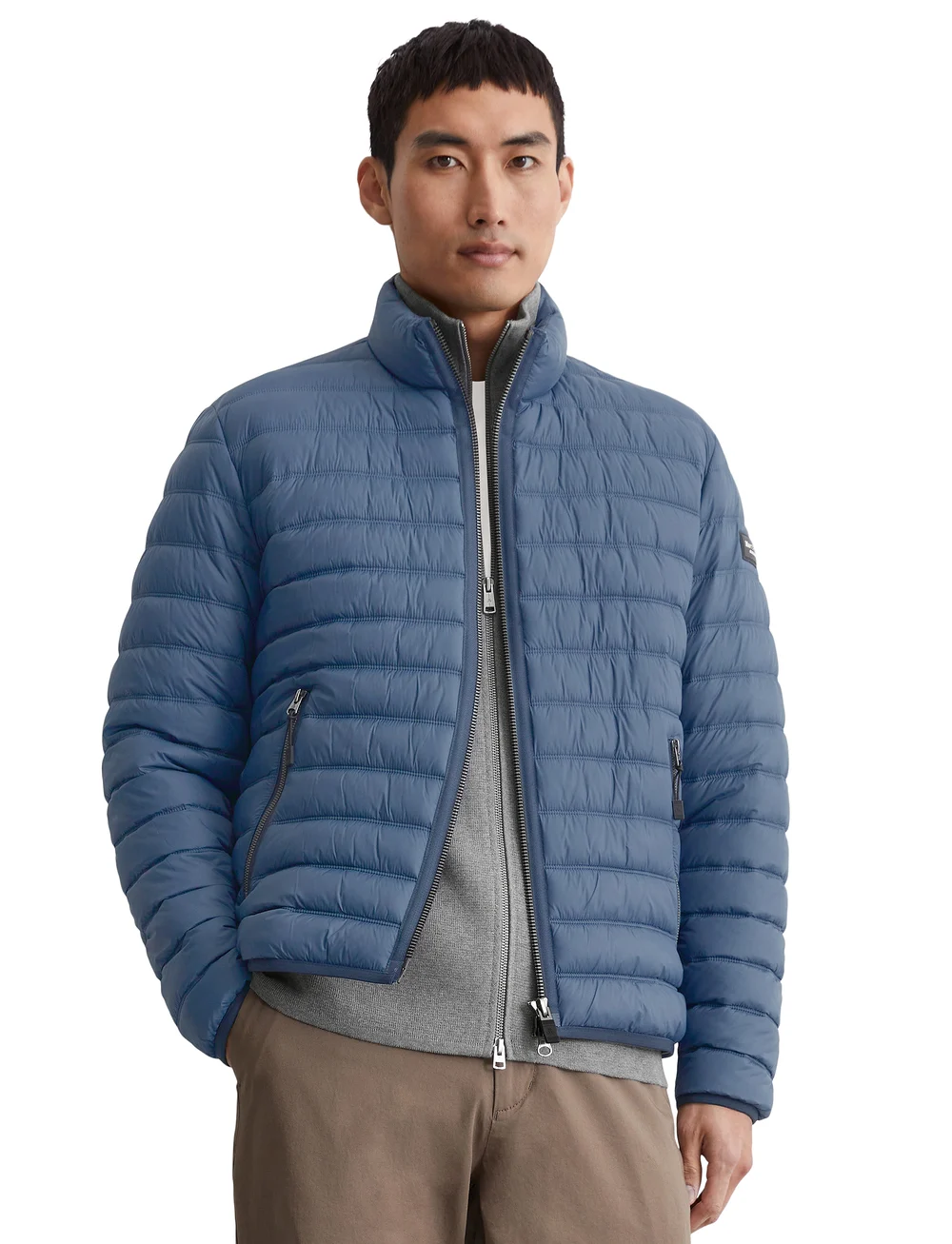 Marc O'Polo - WOVEN OUTDOOR JACKETS - talvejoped - moon stone - 0