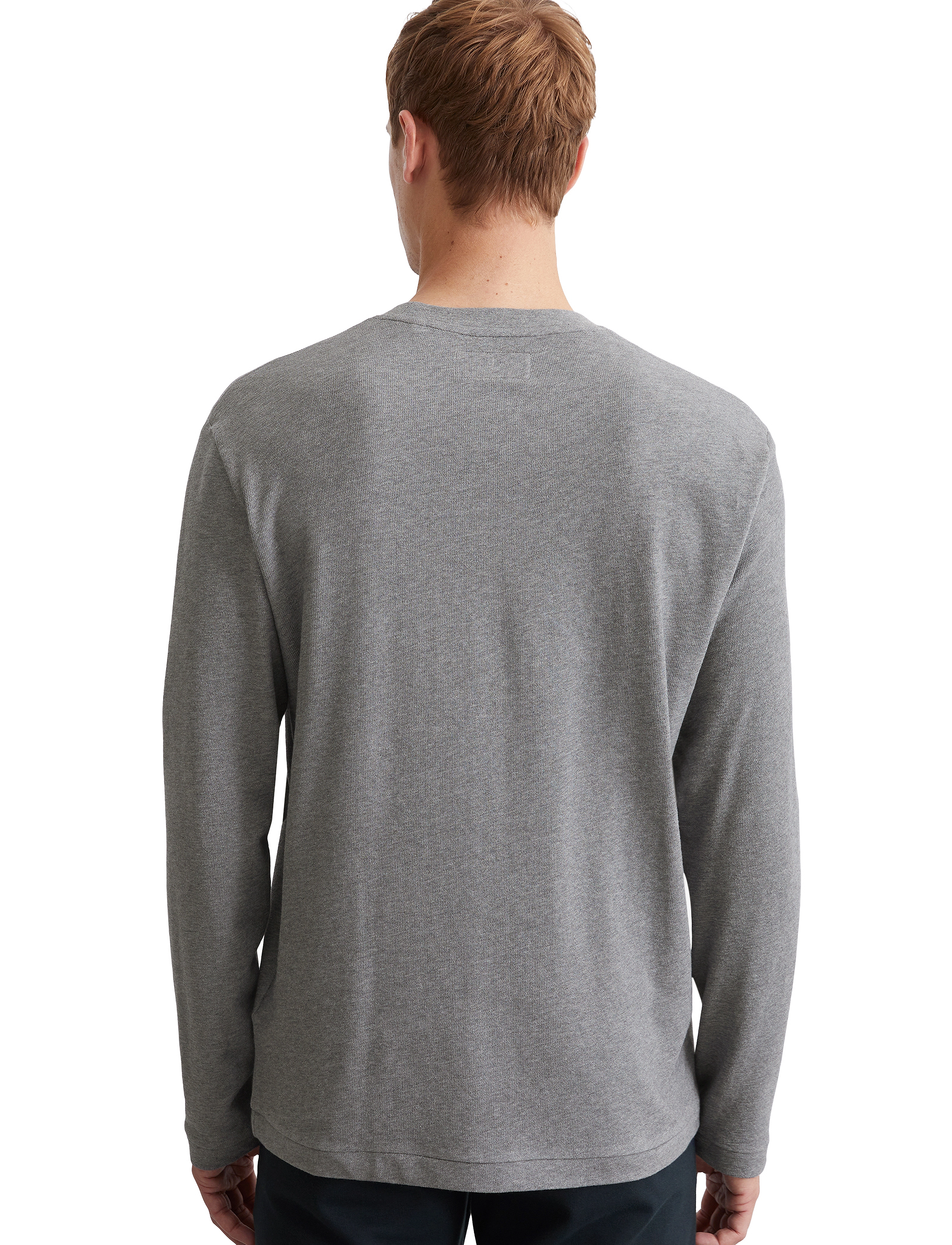 Marc O'Polo - T-SHIRTS LONG SLEEVE - grey melange - 2
