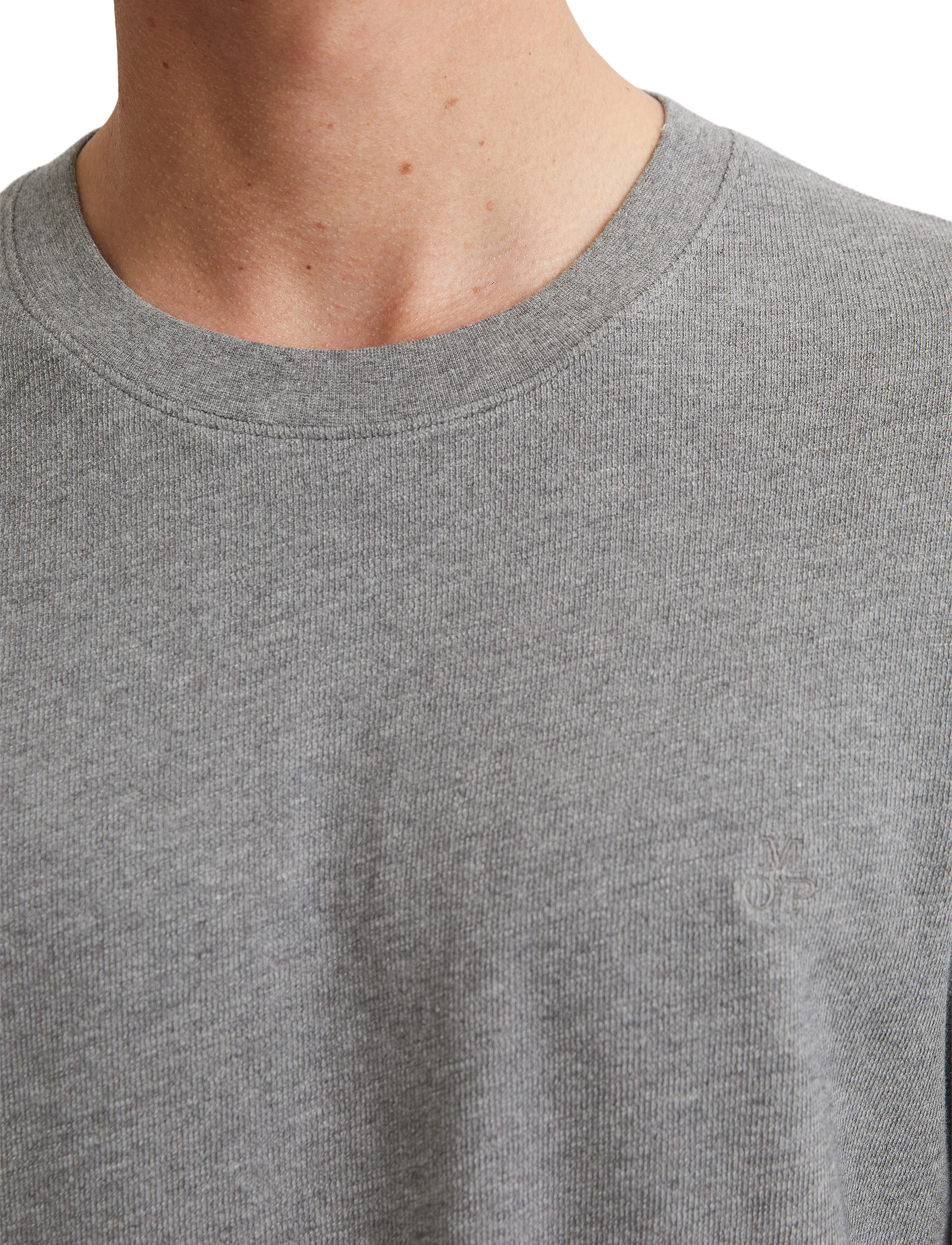 Marc O'Polo - T-SHIRTS LONG SLEEVE - grey melange - 3