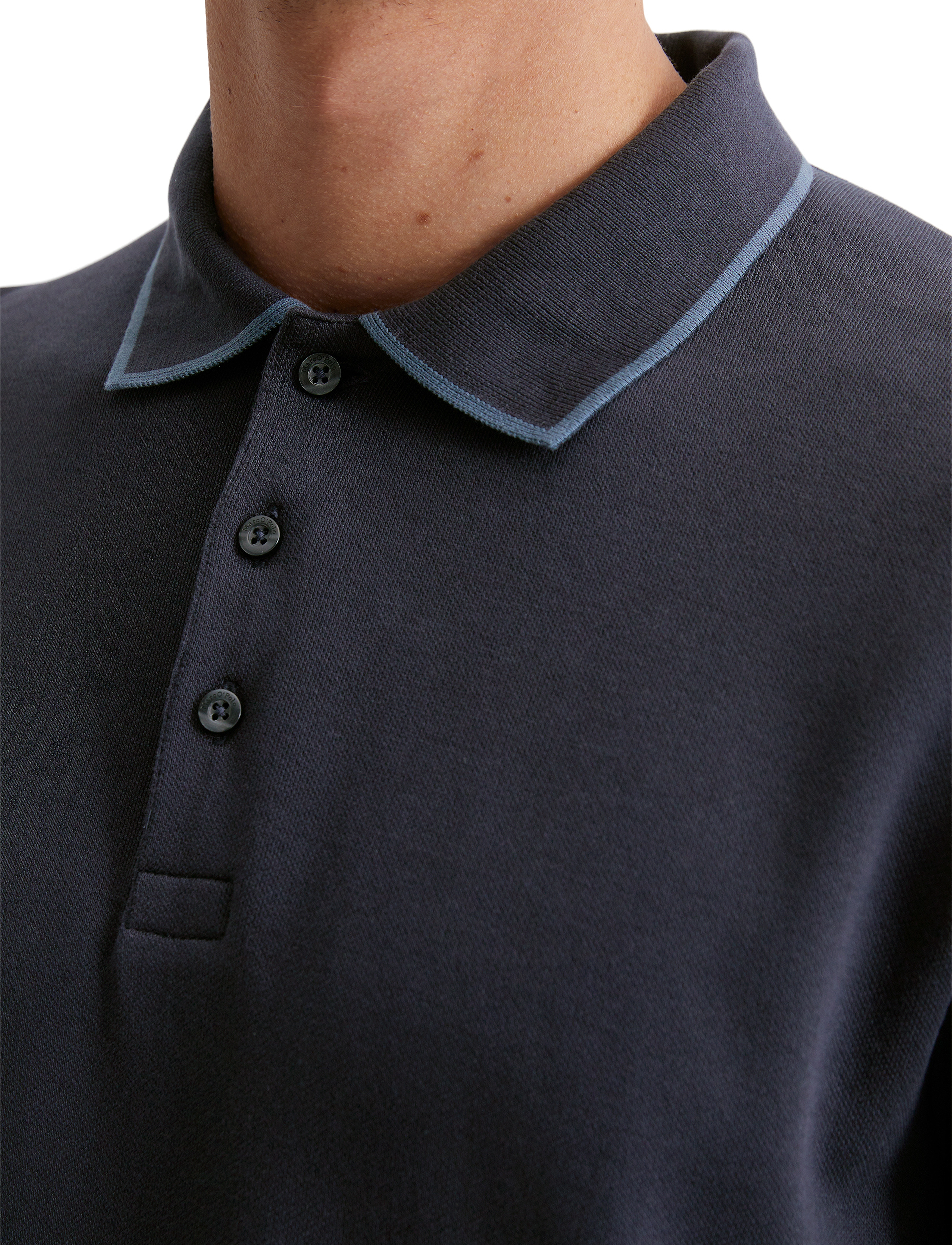 Marc O'Polo - POLOS LONG SLEEVE - dark navy - 3