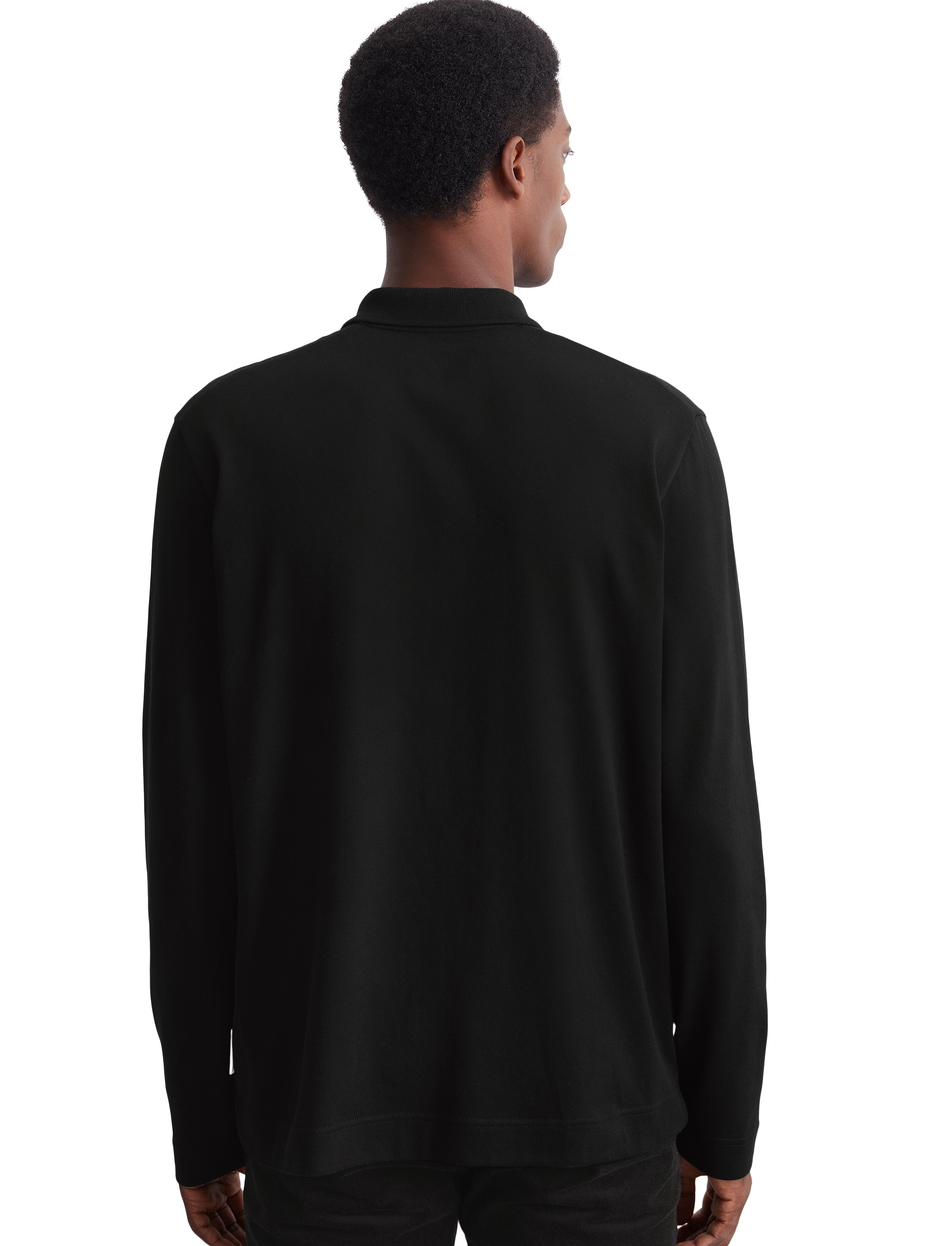 Marc O'Polo - POLOS LONG SLEEVE - black - 2