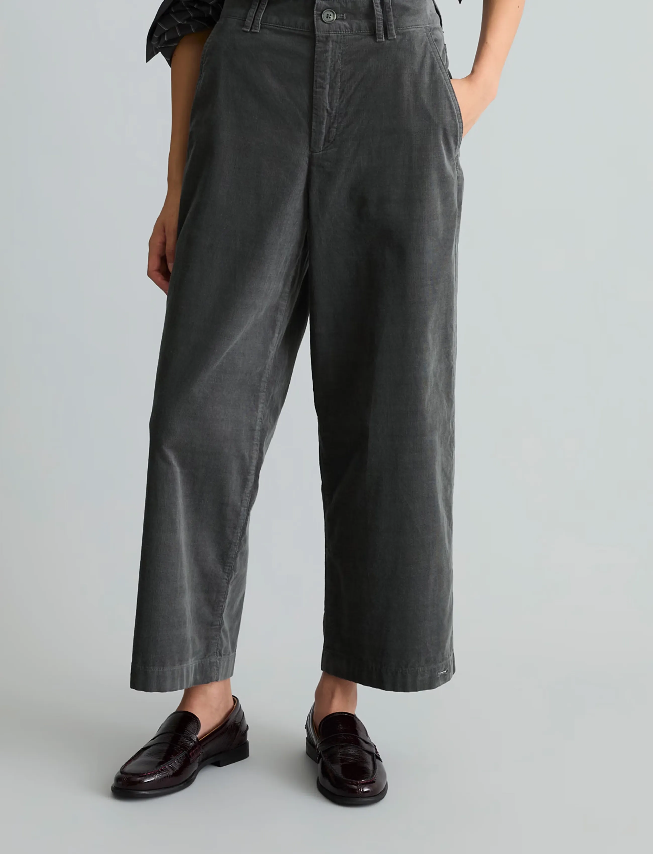 Marc O'Polo Woven 5-Pockets - Inspiration - LIGHT GRAPHITE / grey