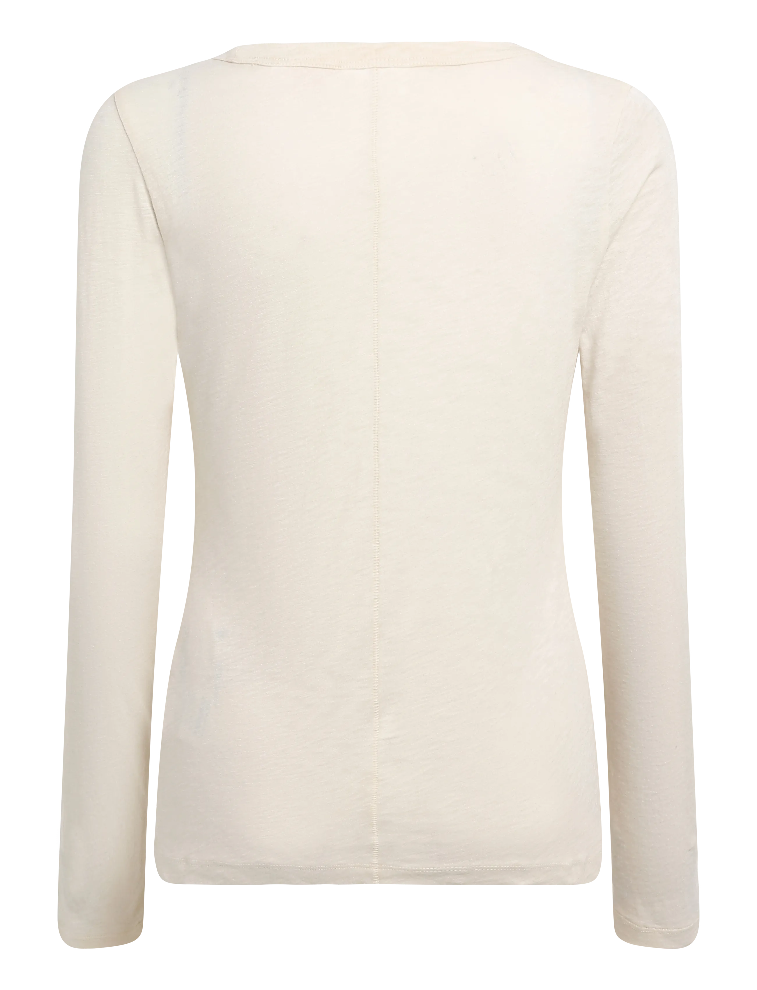 Marc O'Polo - T-Shirt, LSL, Round Neck, Slim Fit - pikkade varrukatega topid - white blush - 2