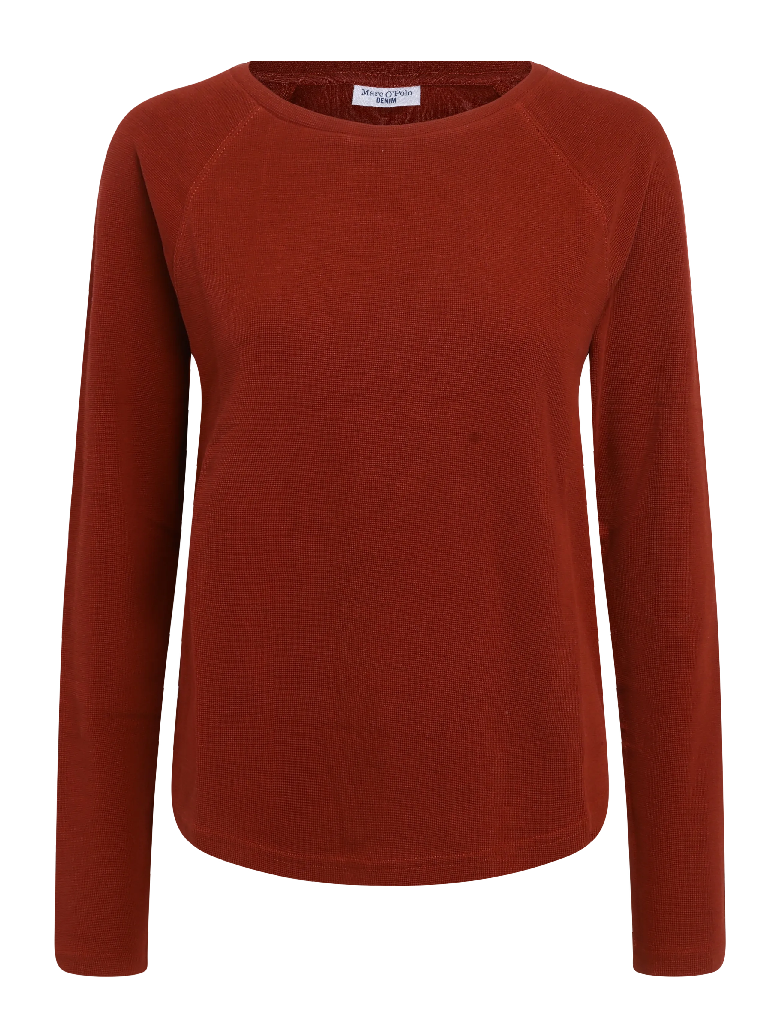 Marc O'Polo T-Shirt, LSL, Raglan Sleeves - Clothing - DEEP BURGUNDY / burgundy