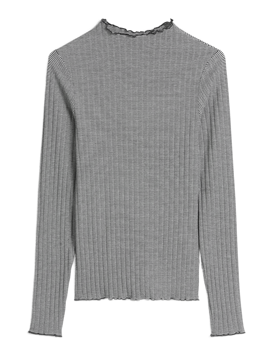 Marc O'Polo - Jersey T-Shirts Longsleeve - langærmede toppe - dark blue_multi_01 - 1