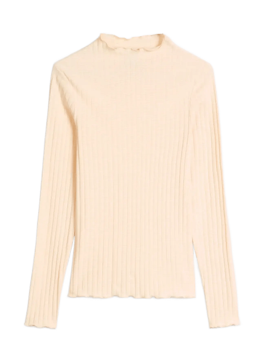 Marc O'Polo - Jersey T-Shirts Longsleeve - langærmede toppe - light orange_multi_01 - 1