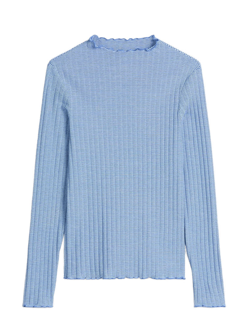 Marc O'Polo - Jersey T-Shirts Longsleeve - langærmede toppe - medium blue_multi_01 - 1