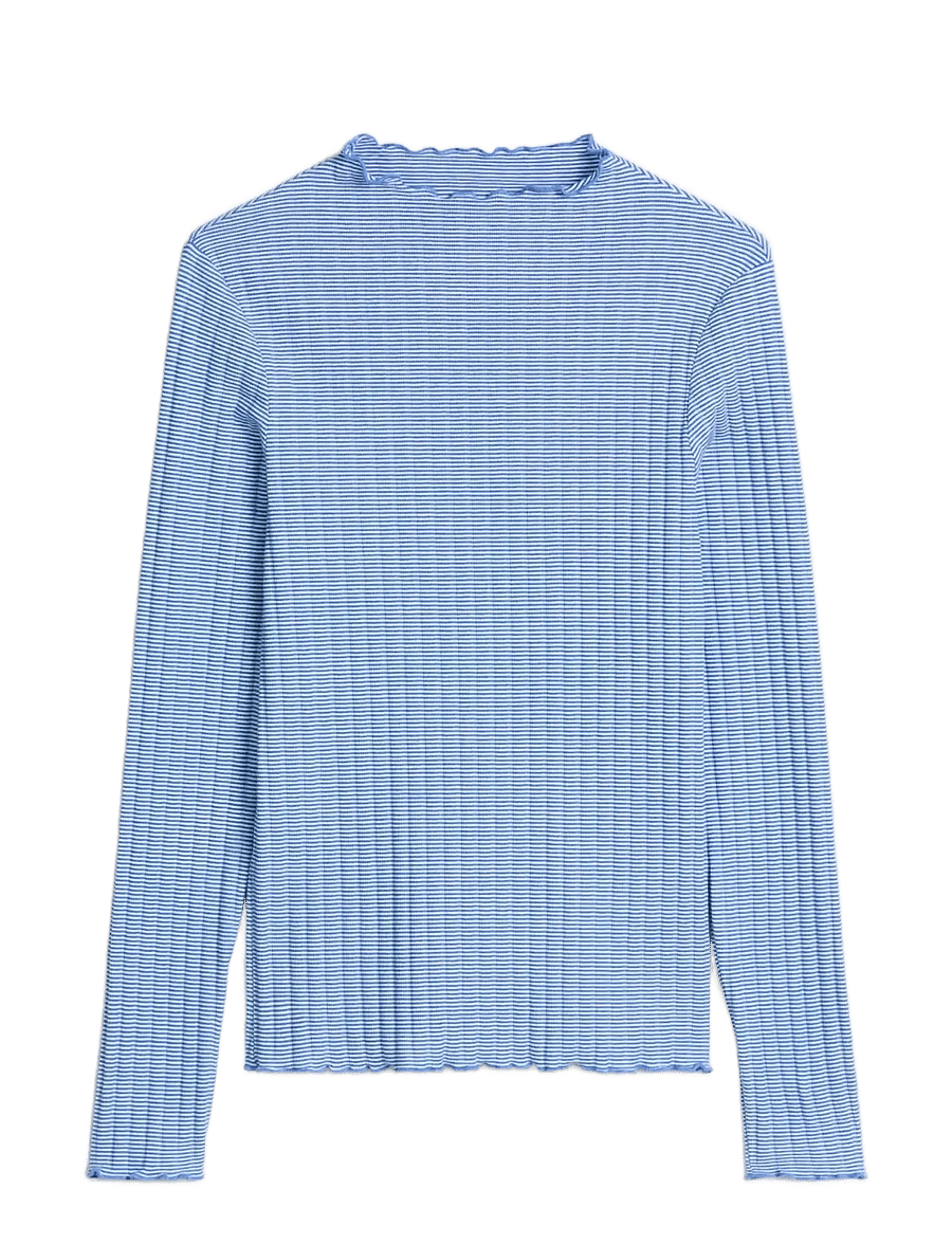 Marc O'Polo - Jersey T-Shirts Longsleeve - pikkade varrukatega alussärgid - medium blue_multi_01 - 1