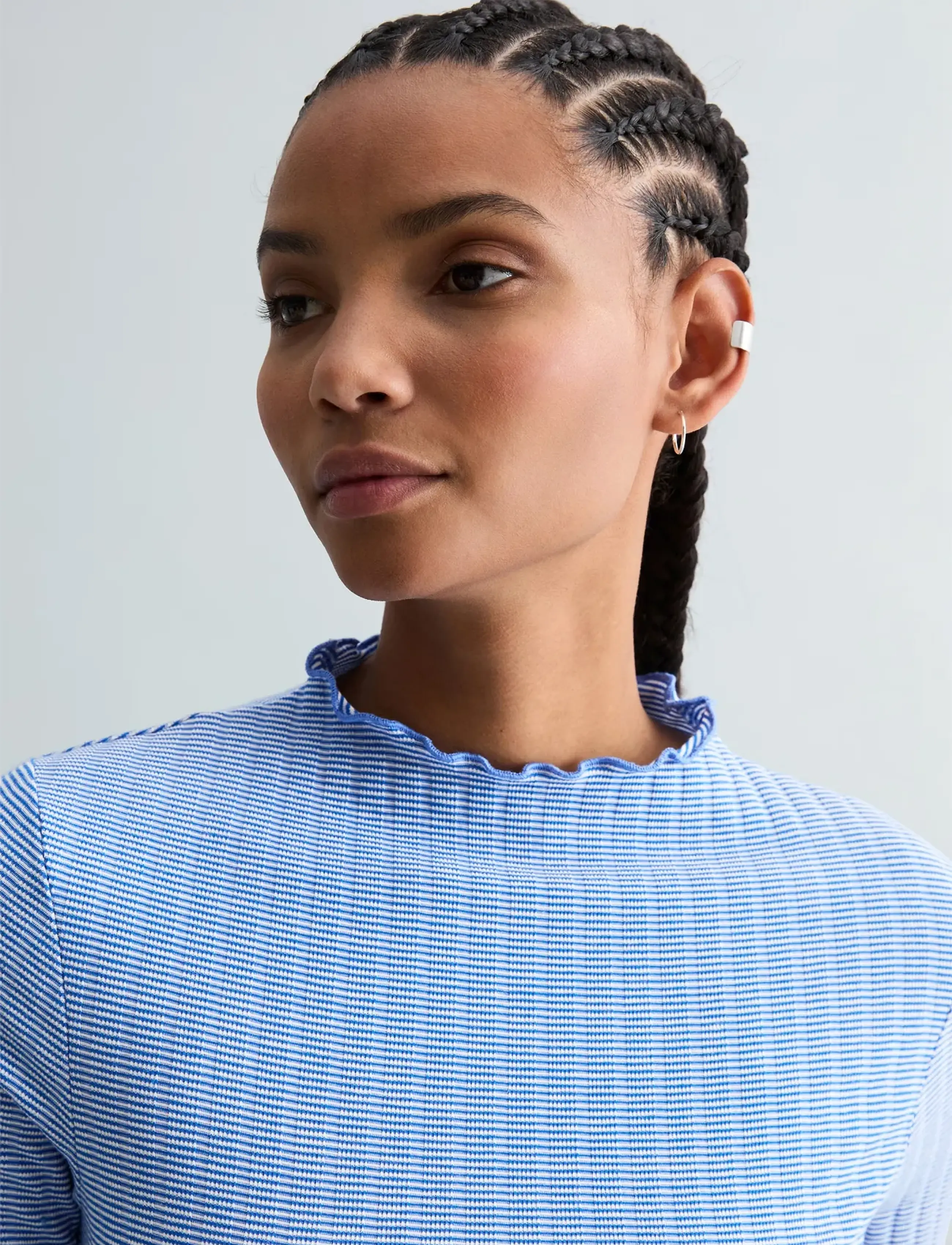 Marc O'Polo Jersey T-Shirts Longsleeve, M, T-shirts & Oberteile, Blau - Long-sleeved, Frauen