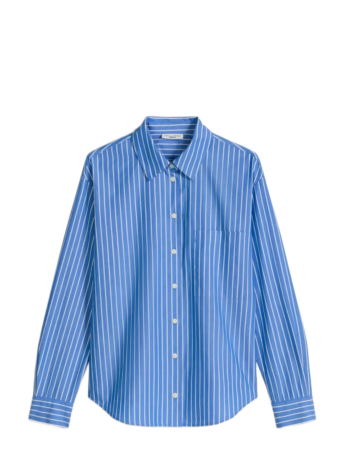 MARC O'POLO Woven Blusen Longsleeve Blau - XL - Damen