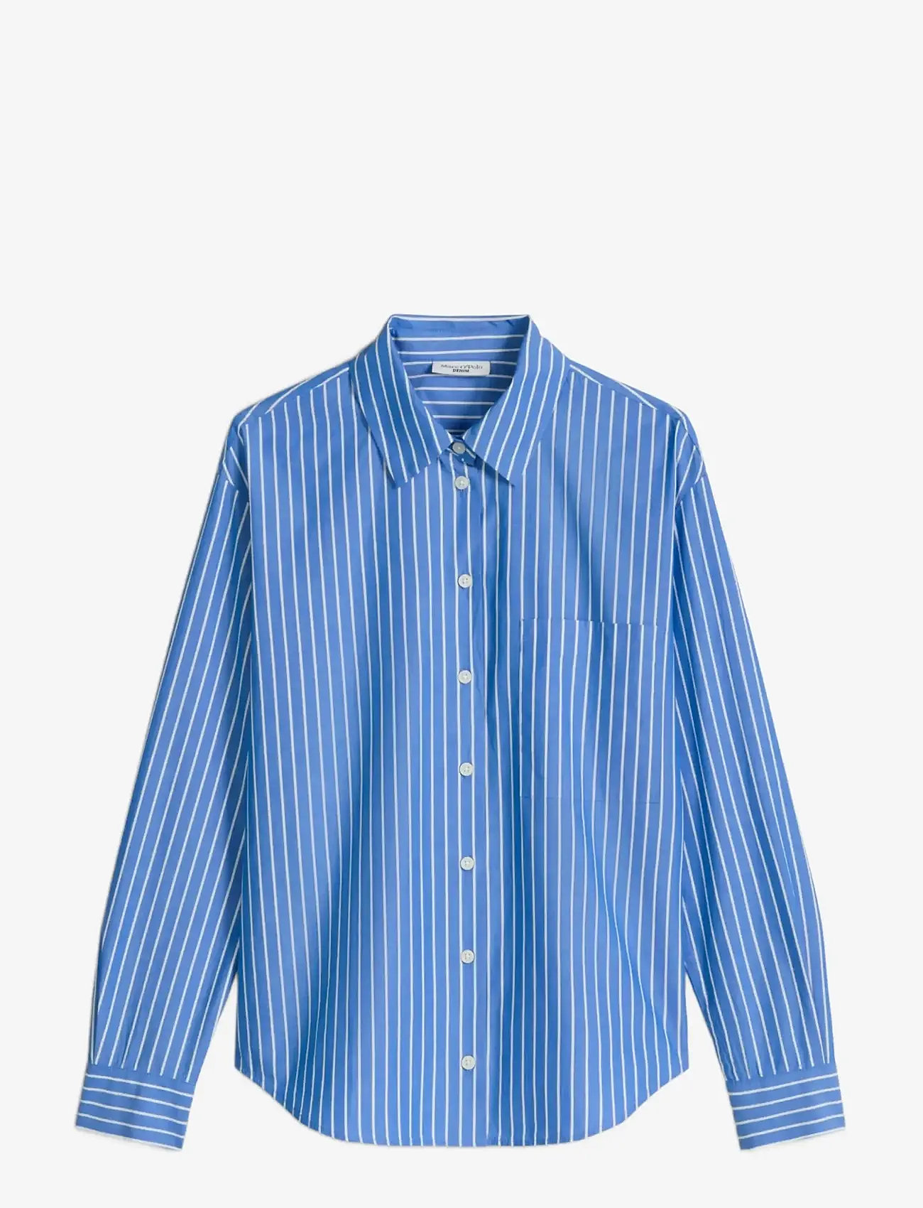 Marc O'Polo - Woven Blouses Longsleeve - langärmlige hemden - medium blue_multi_06 - 1