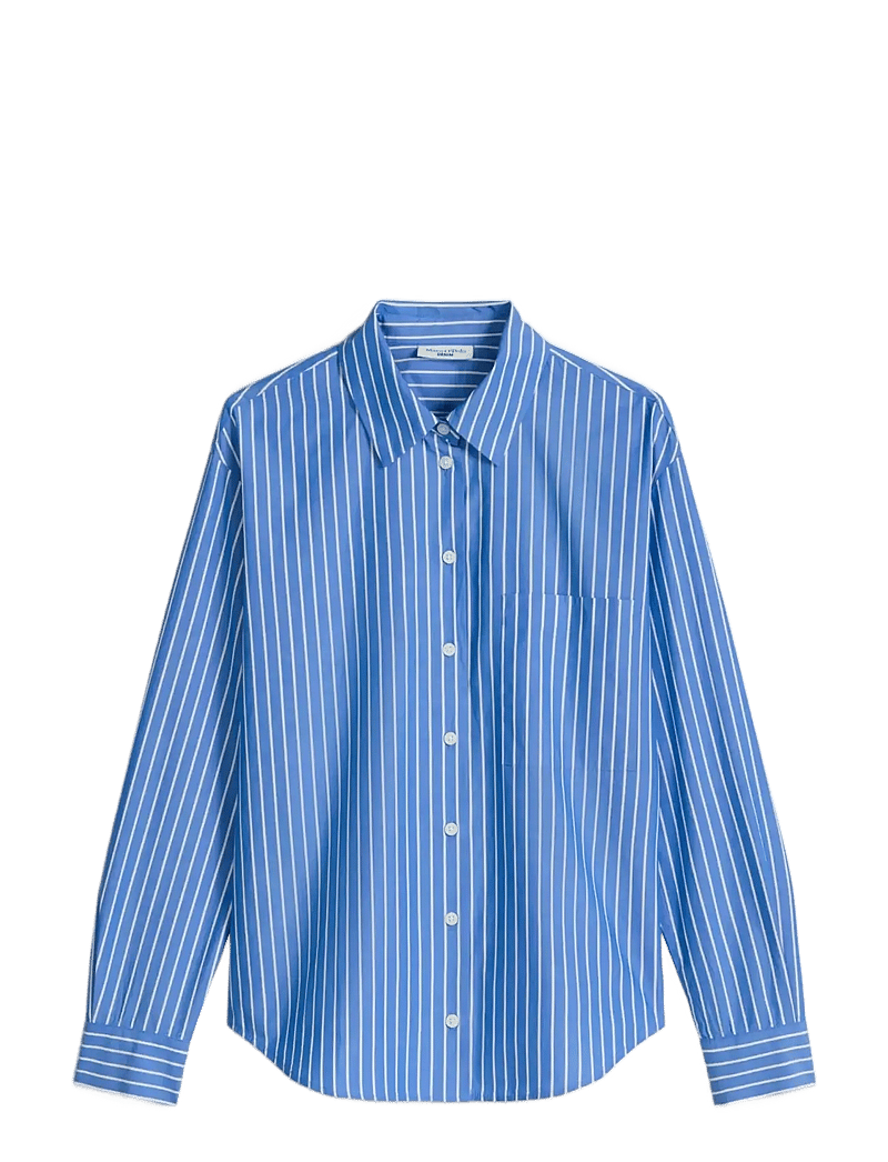 Marc O'Polo - Woven Blouses Longsleeve - langärmlige hemden - medium blue_multi_06 - 1