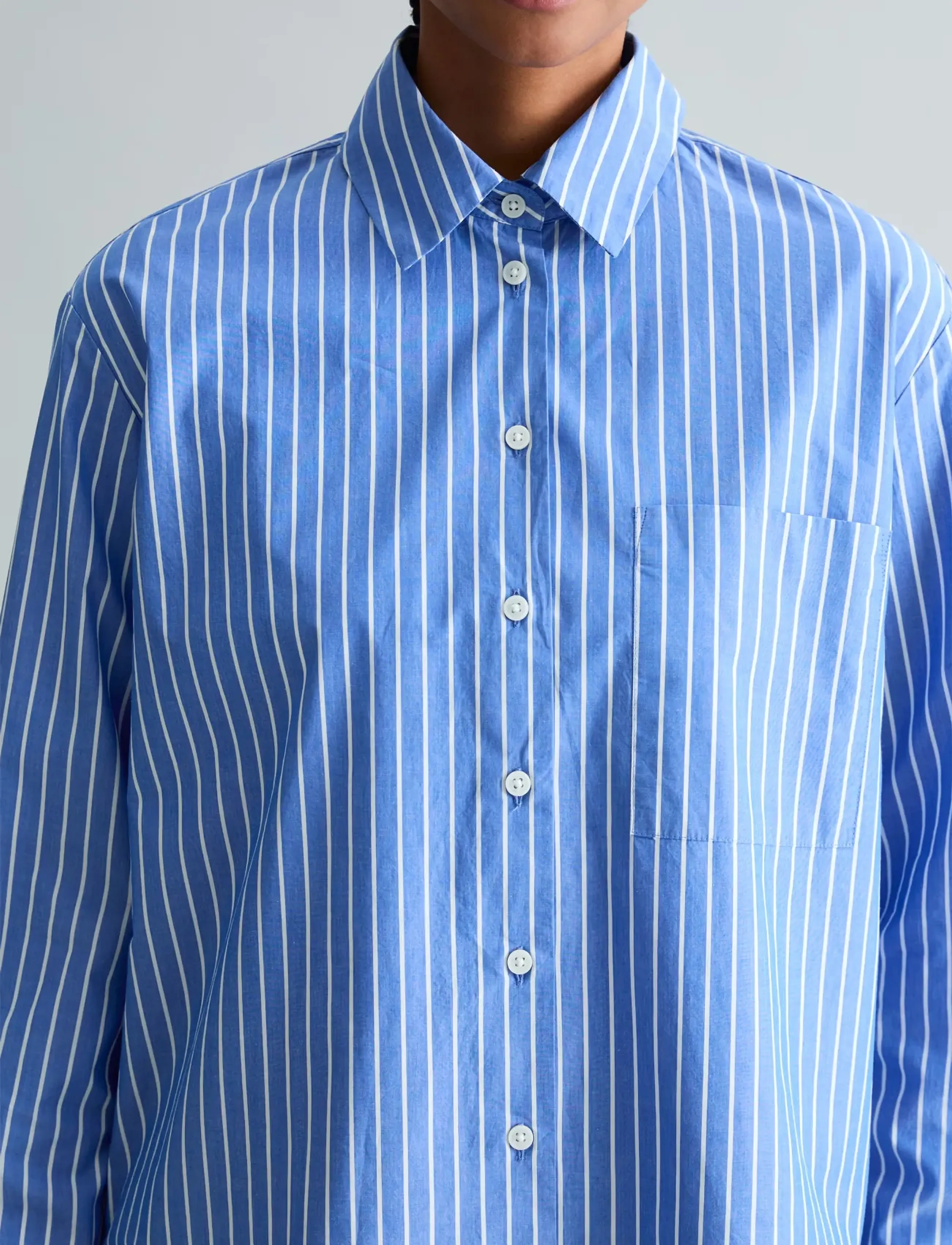 Marc O'Polo - Woven Blouses Longsleeve - langærmede skjorter - medium blue_multi_06 - 3