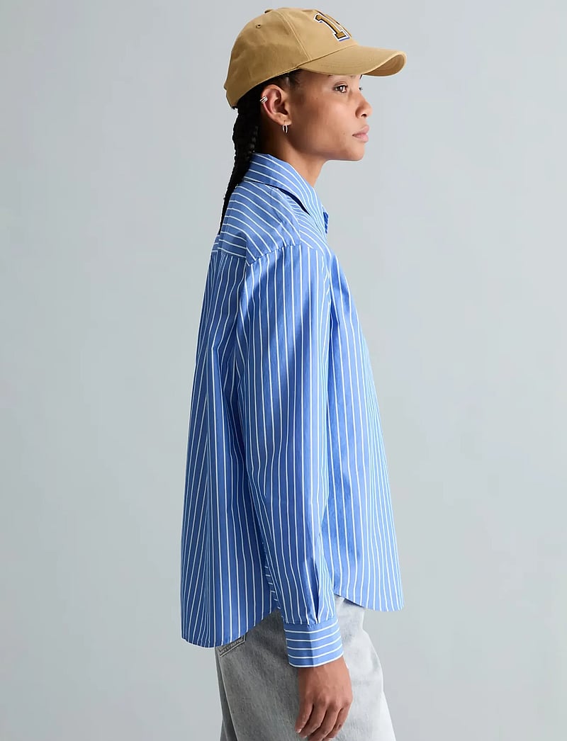 Marc O'Polo - Woven Blouses Longsleeve - langärmlige hemden - medium blue_multi_06 - 4