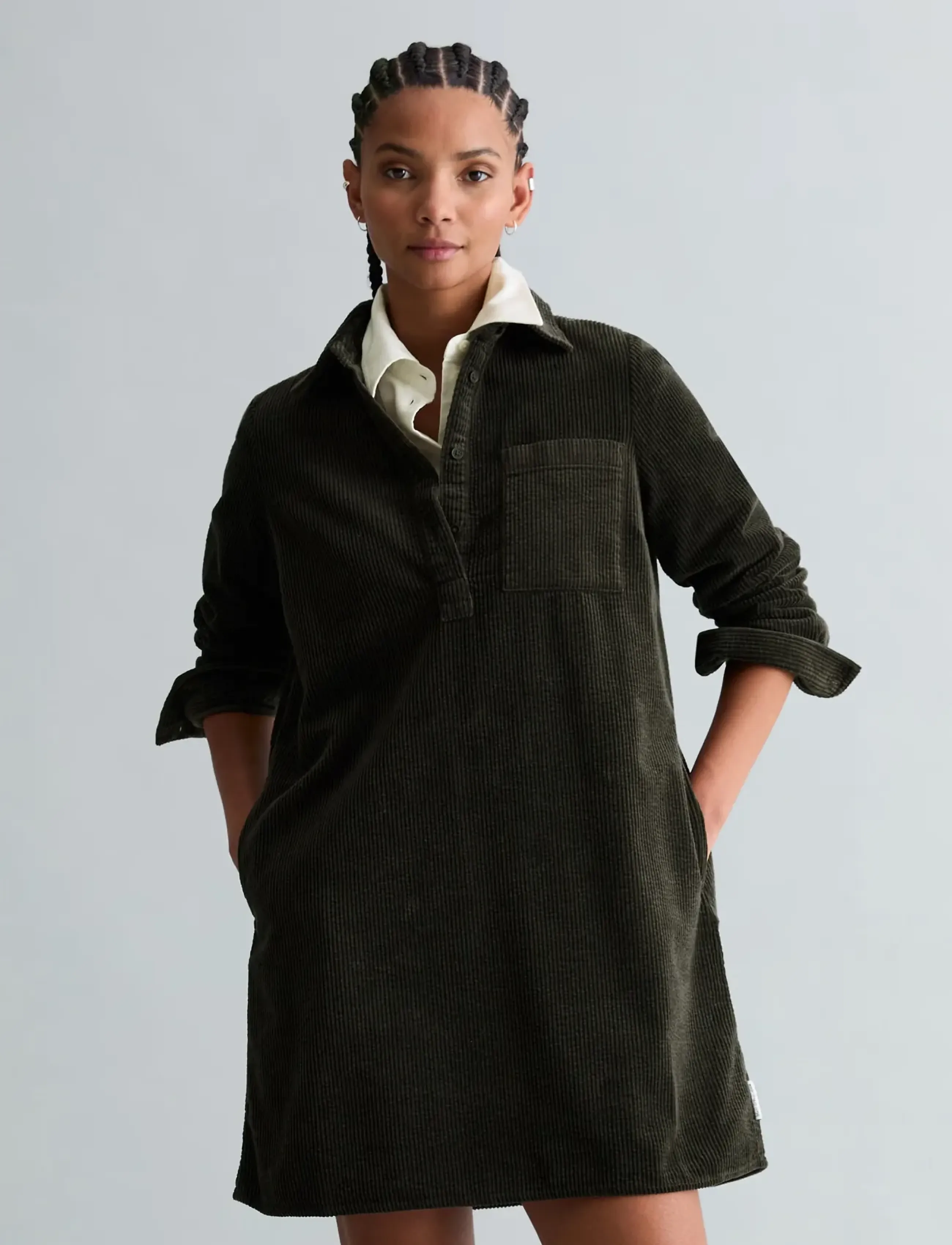 Marc O'Polo Woven Dresses, M, Braun - Short Dress, Frauen