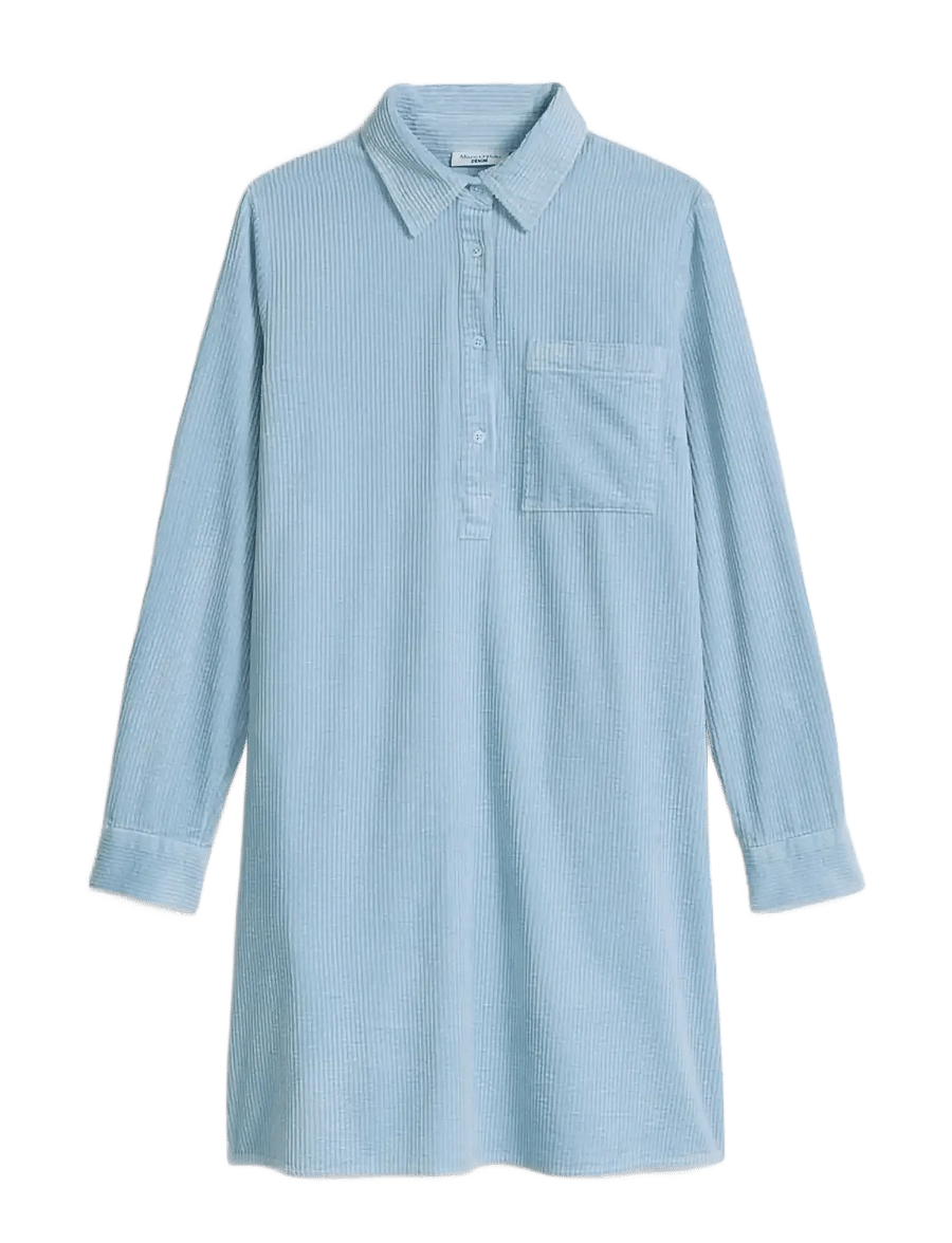 Marc O'Polo - Woven Dresses - skjortklänningar - blue dusk - 1