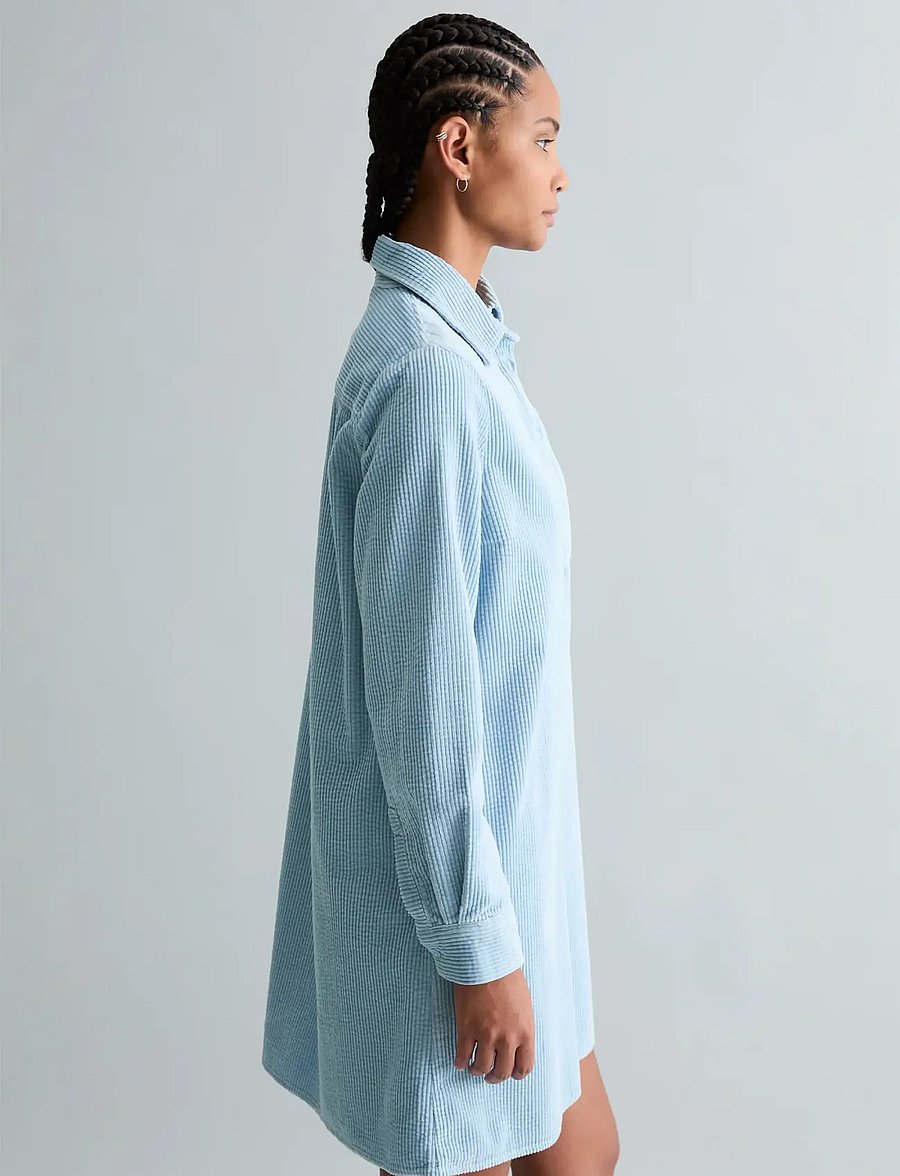 Marc O'Polo - Woven Dresses - skjortklänningar - blue dusk - 4
