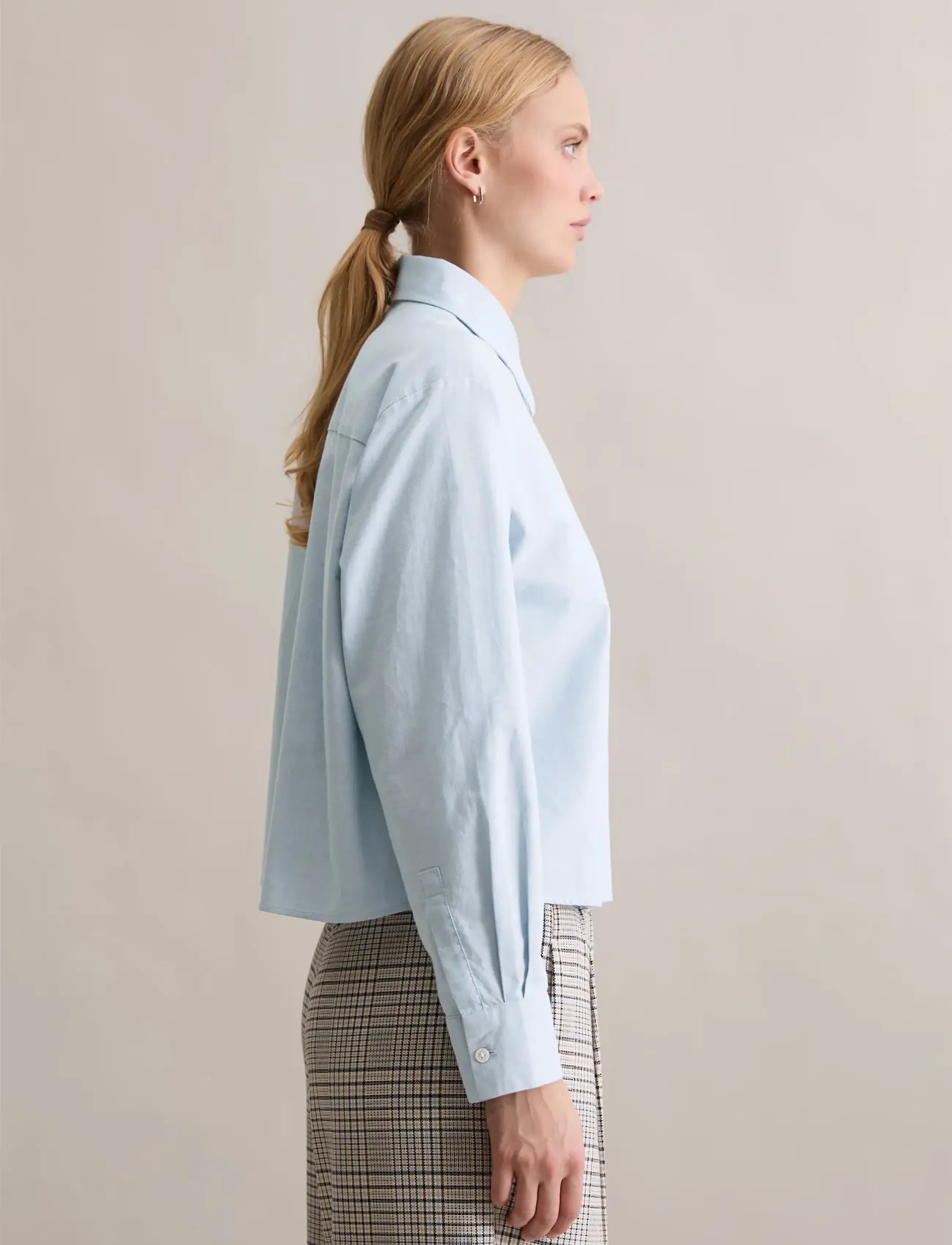 Marc O'Polo - Woven Blouses Longsleeve - langärmelige blusen - light blue_multi_01 - 3
