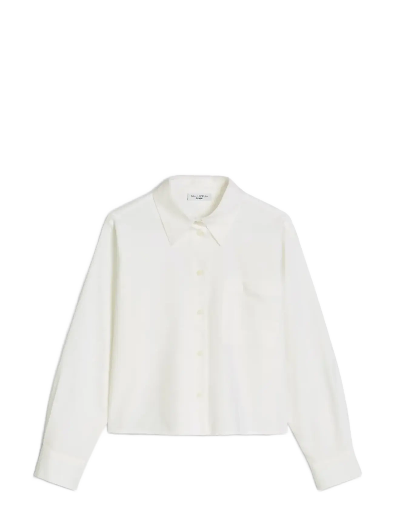 MARC O'POLO Woven Blusen Longsleeve Weiß - L - Damen