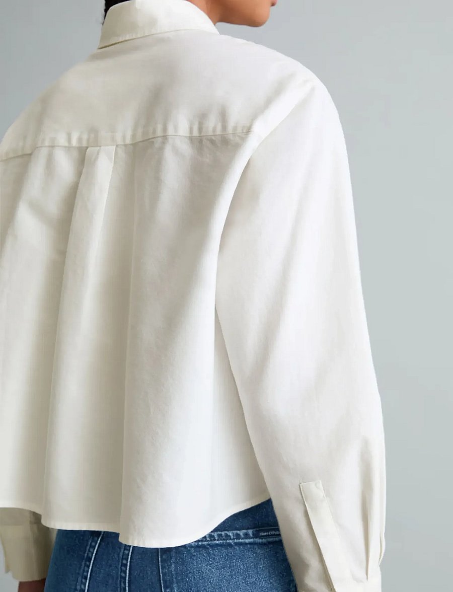 Marc O'Polo - Woven Blouses Longsleeve - langärmelige blusen - silky white - 3