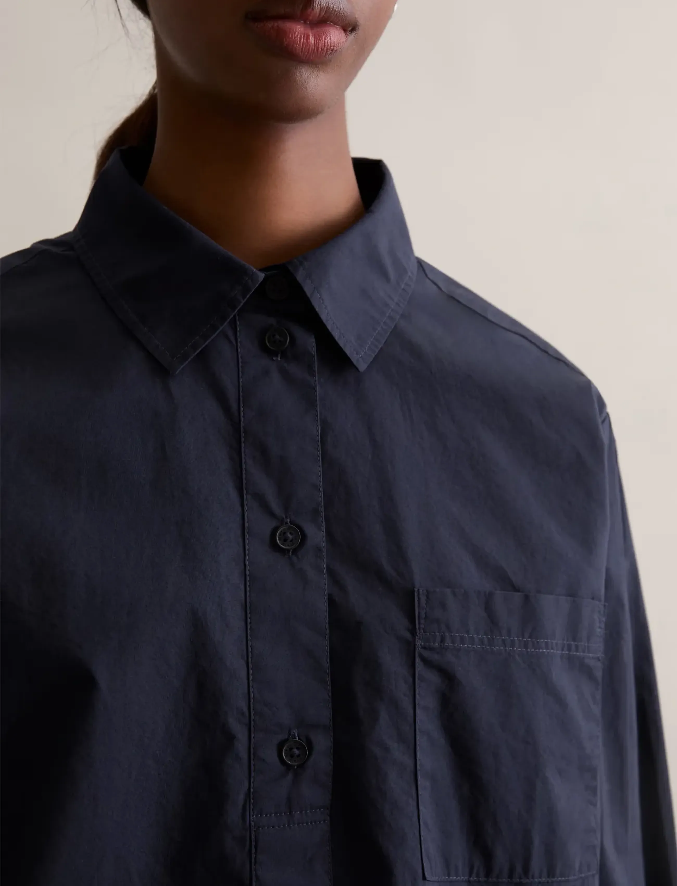 Marc O'Polo - Woven Blouses Longsleeve - langärmlige blusen - blue depths - 3