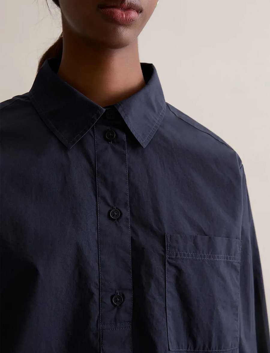 Marc O'Polo - Woven Blouses Longsleeve - langärmlige blusen - blue depths - 3