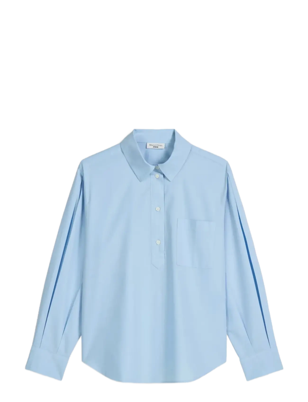 MARC O'POLO Woven Blusen Longsleeve Blau - XXS - Damen
