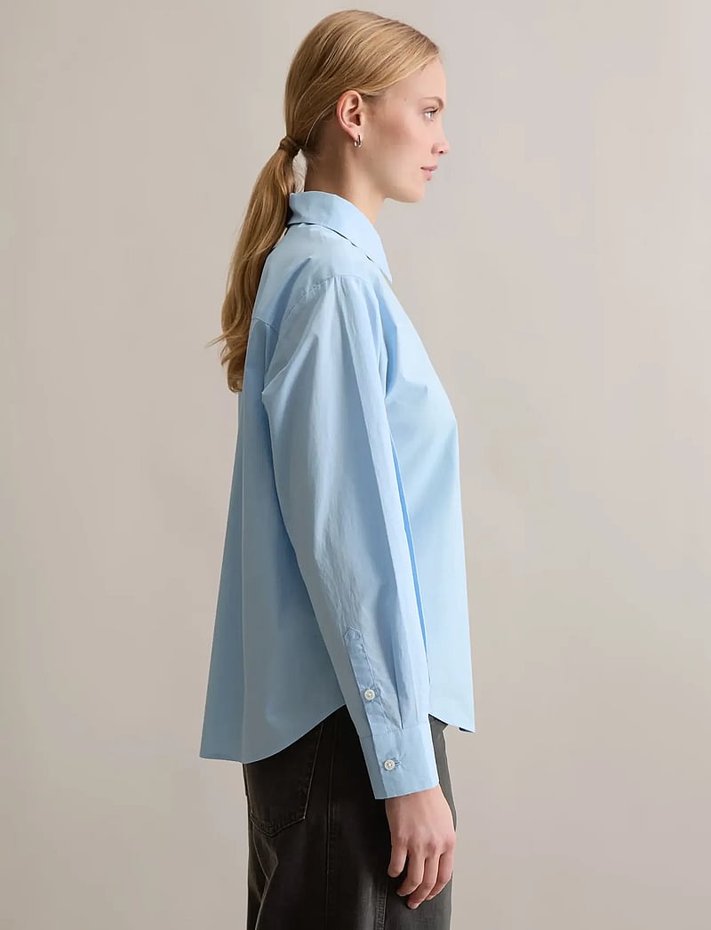 Marc O'Polo - Woven Blouses Longsleeve - langærmede bluser - blue dusk - 4