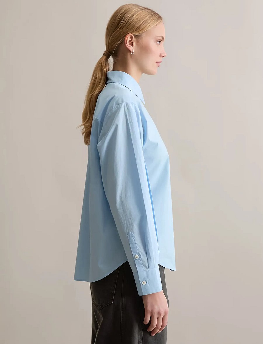 Marc O'Polo - Woven Blouses Longsleeve - langärmelige blusen - blue dusk - 4