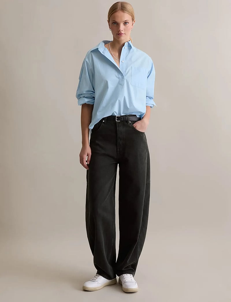 Marc O'Polo - Woven Blouses Longsleeve - langærmede bluser - blue dusk - 5
