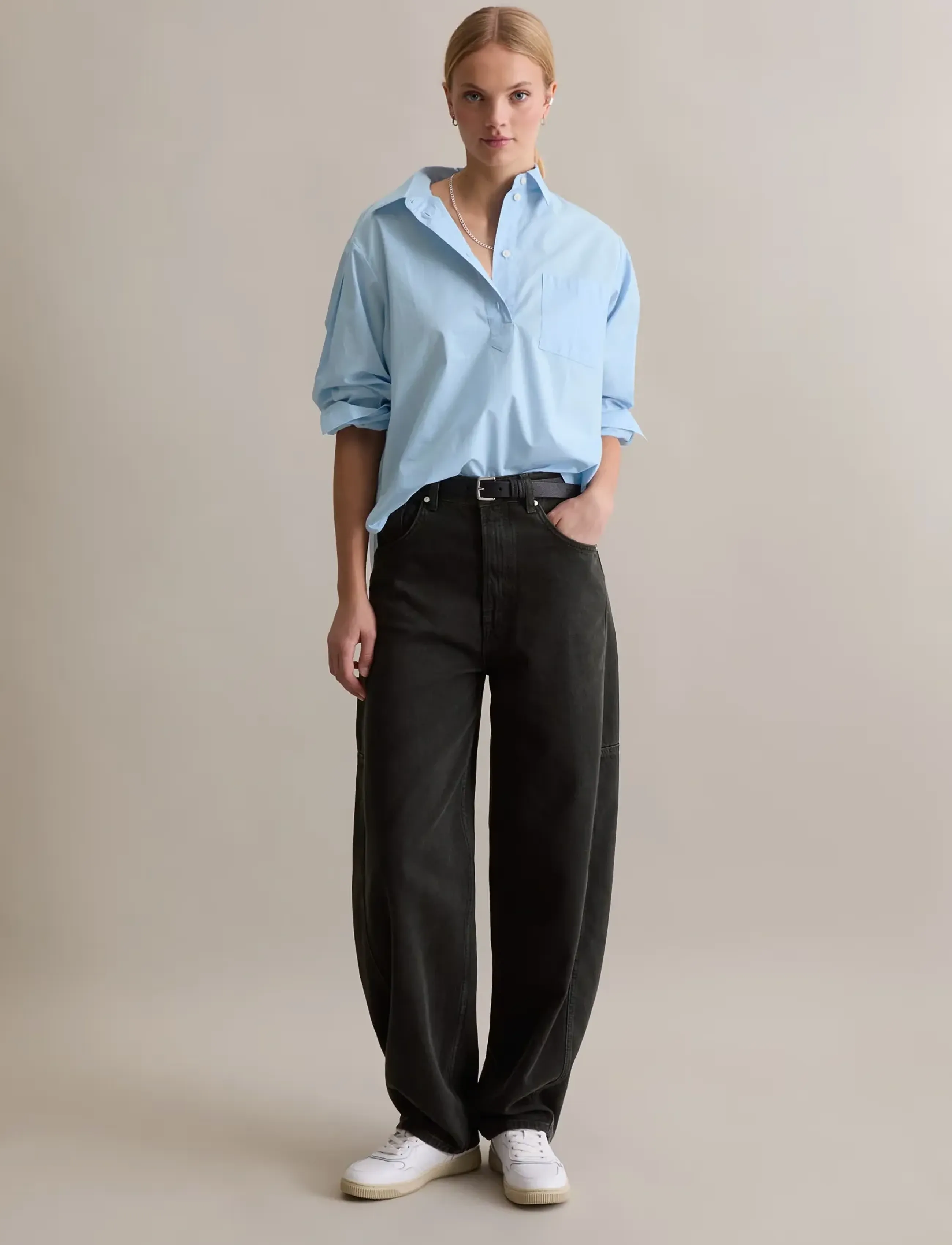 Marc O'Polo - Woven Blouses Longsleeve - langärmelige blusen - blue dusk - 5