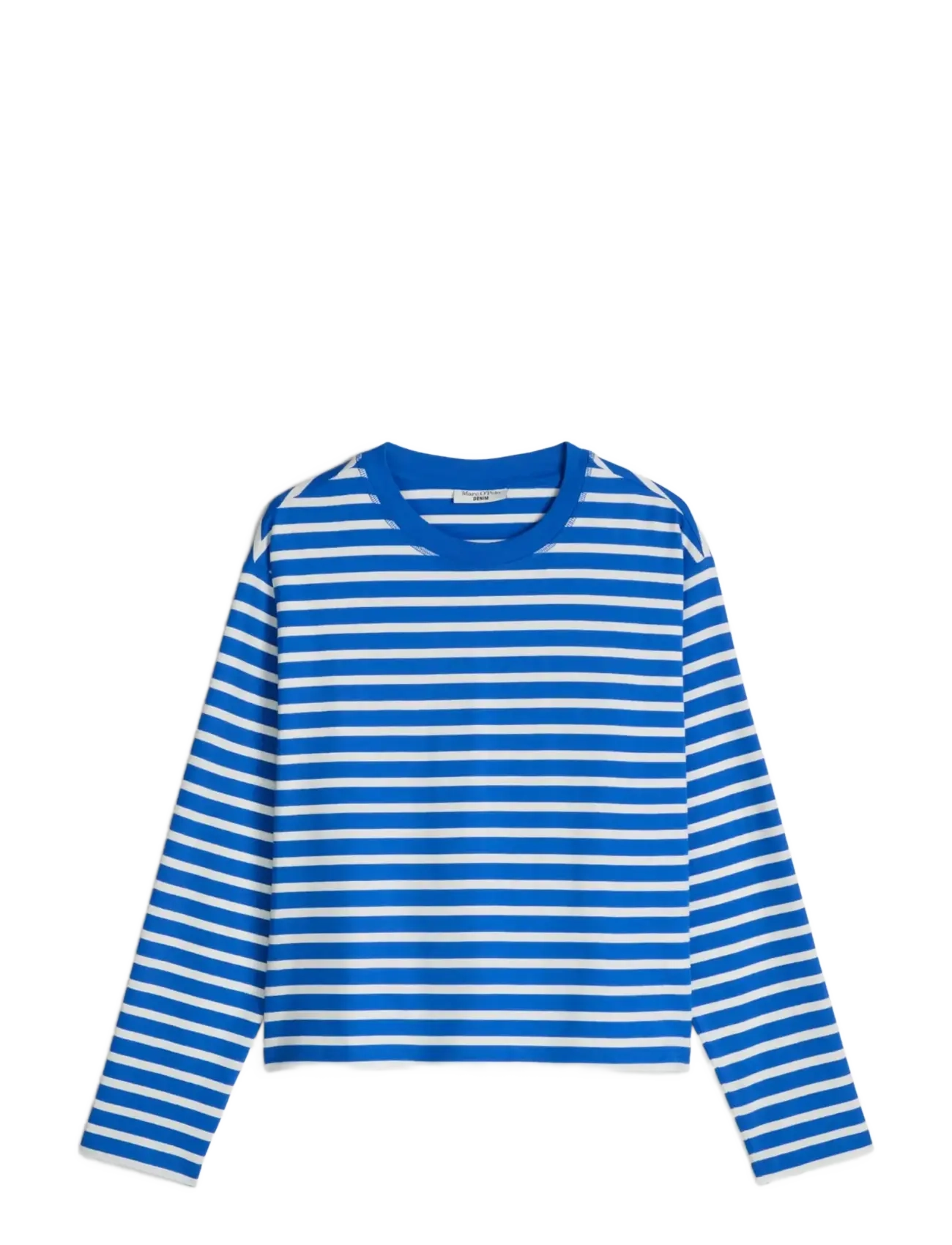 Marc O'Polo Jersey T-Shirts Longsleeve - Marc O'Polo - MEDIUM BLUE_MULTI_04 / blue