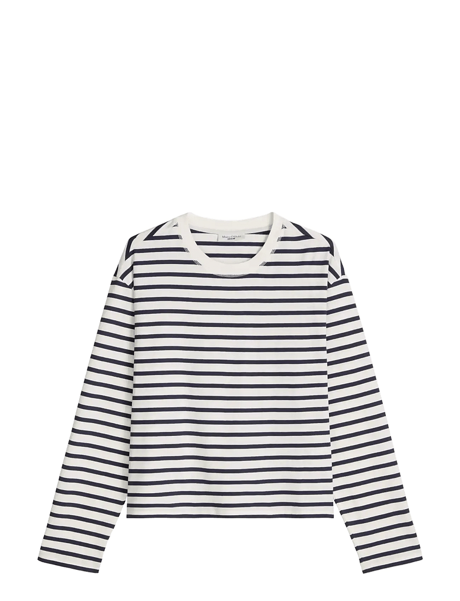 Marc O'Polo - Jersey T-Shirts Longsleeve - langärmlige tops - offwhite_multi_03 - 1