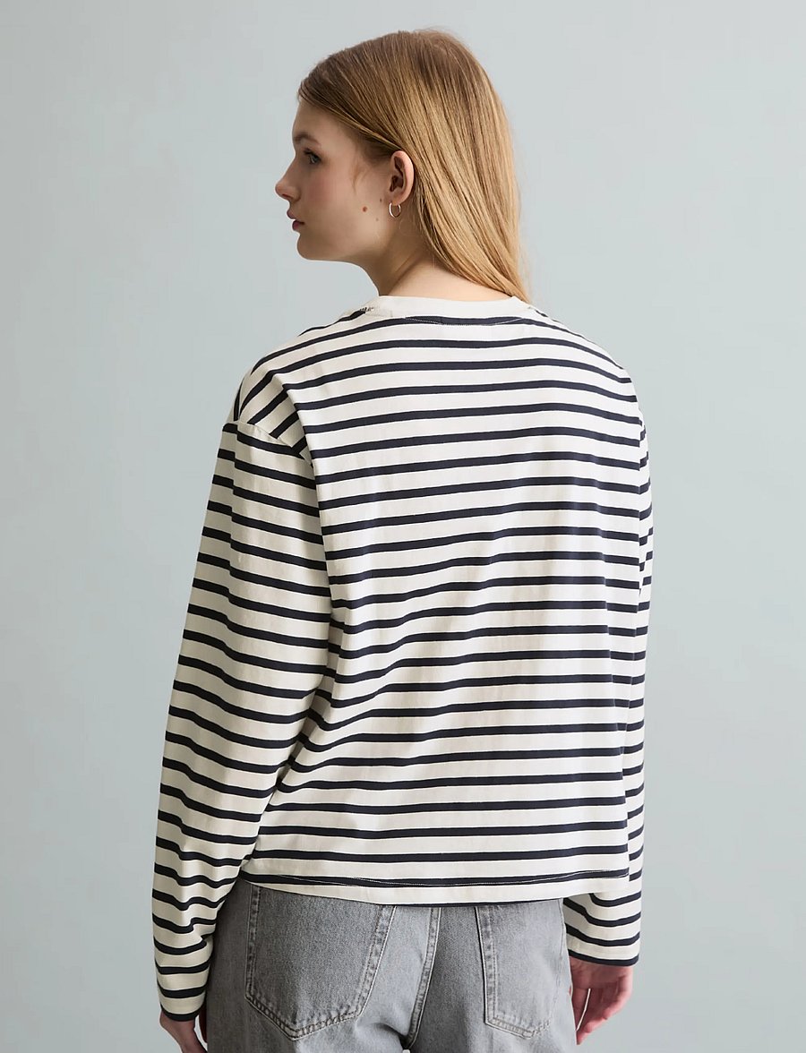 Marc O'Polo - Jersey T-Shirts Longsleeve - langärmlige tops - offwhite_multi_03 - 2