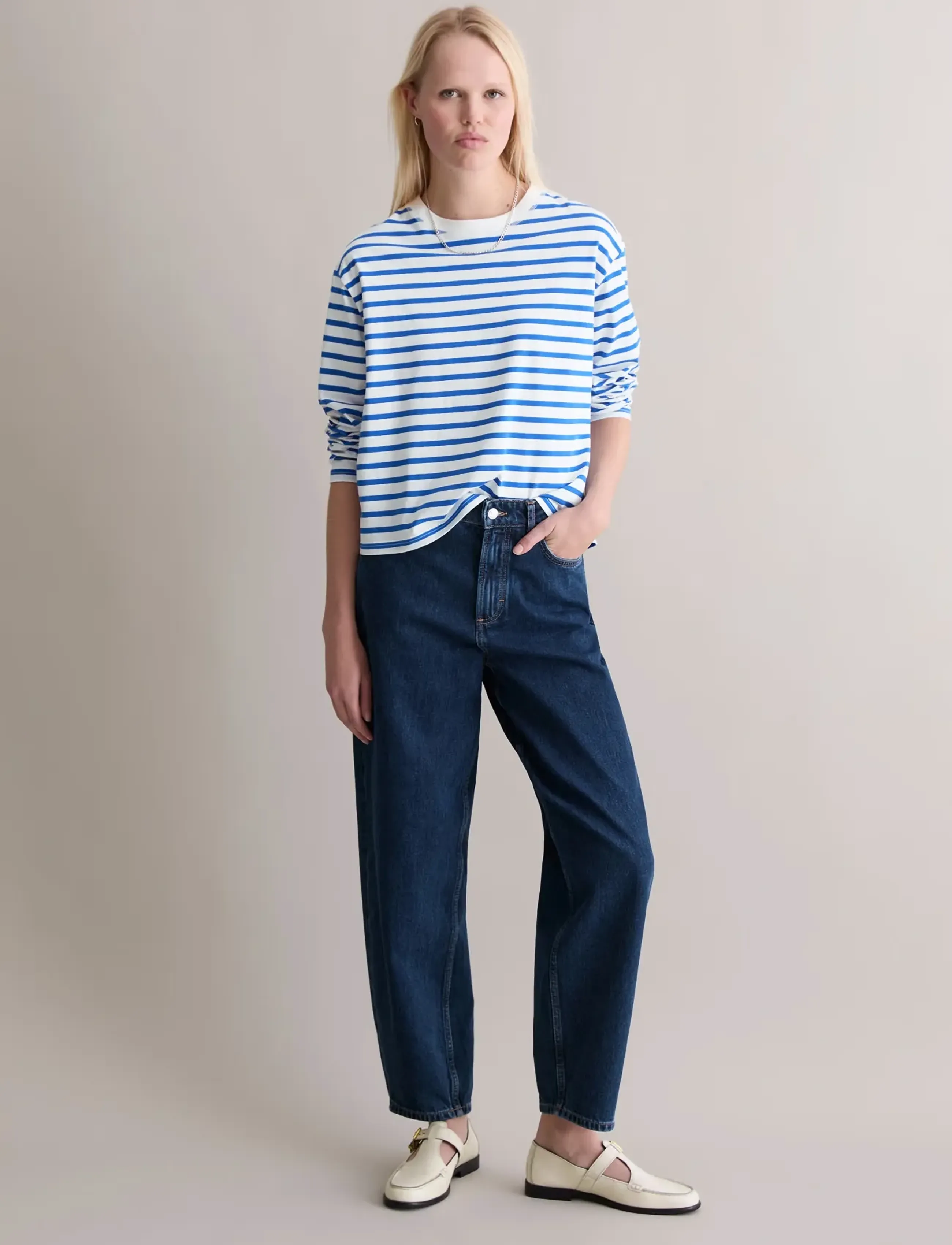 Marc O'Polo - Jersey T-Shirts Longsleeve - pikkade varrukatega alussärgid - offwhite_multi_03 - 5