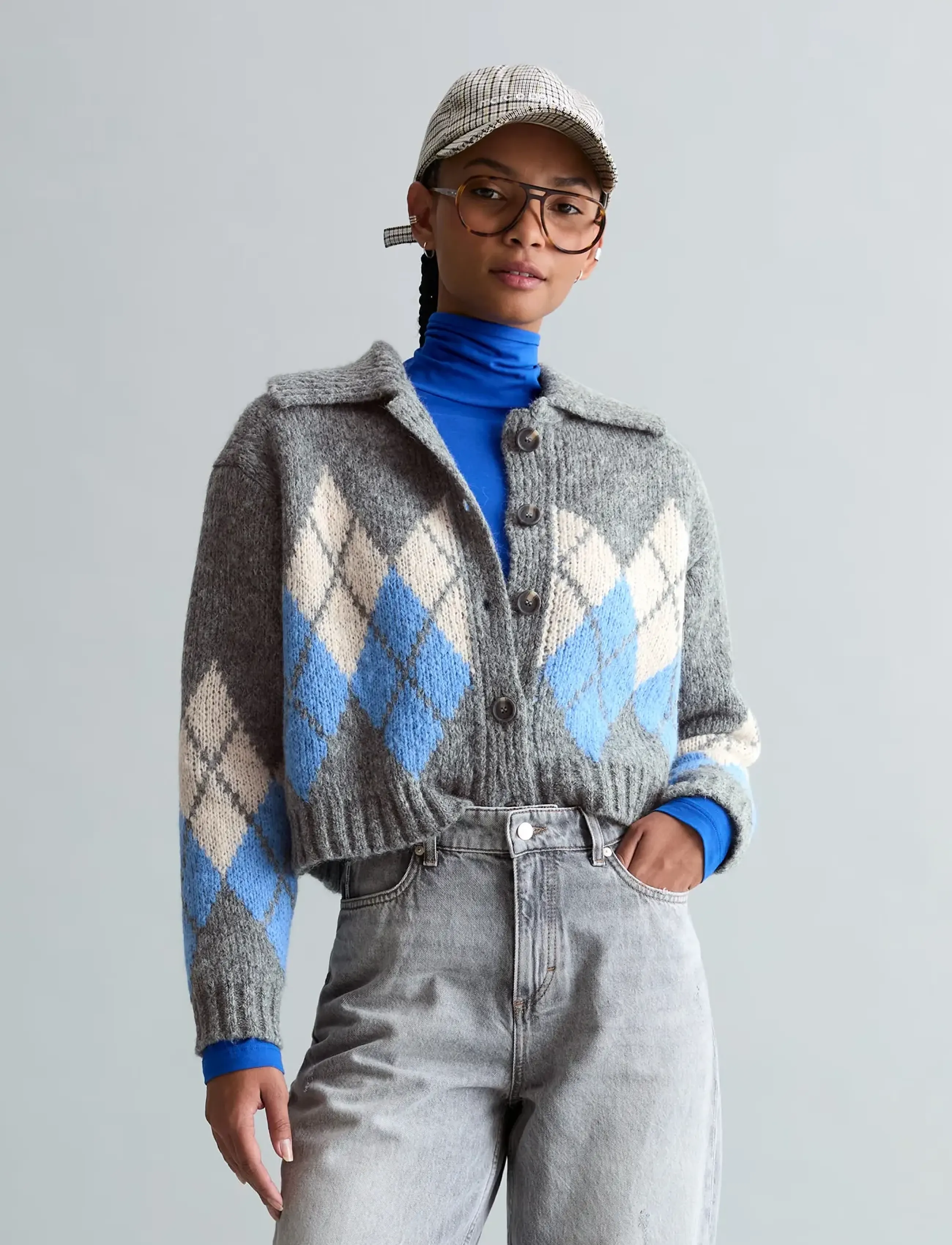 Marc O'Polo Knit Cardigans Longsleeve, XXL, Knitwear, Grau - Cardigans, Frauen