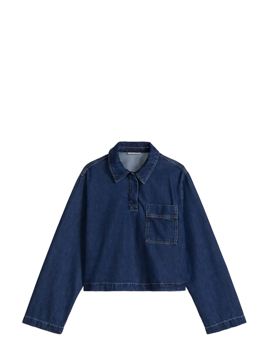 Marc O'Polo - Denim Blouses Longsleeve - jeanshemden - dark blue_multi_46 - 1