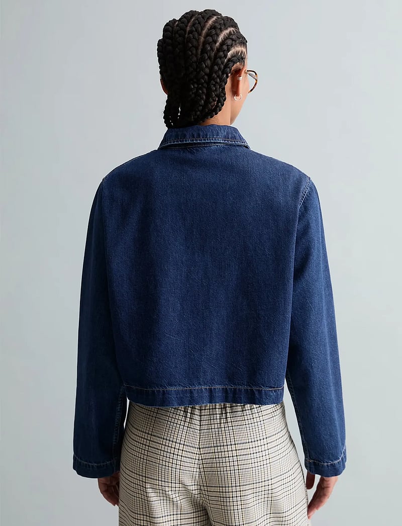 Marc O'Polo - Denim Blouses Longsleeve - denimskjorter - dark blue_multi_46 - 2