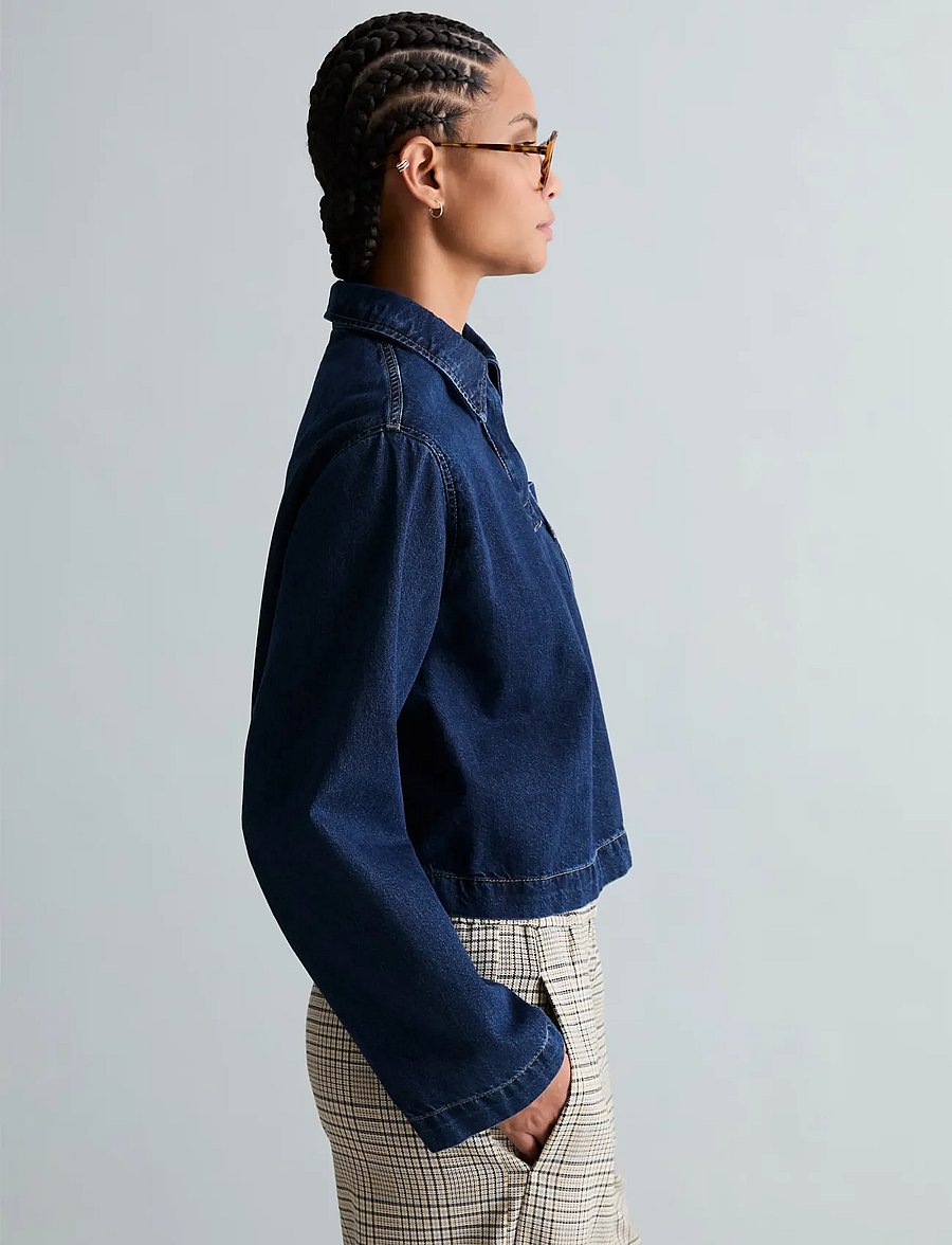 Marc O'Polo - Denim Blouses Longsleeve - jeanshemden - dark blue_multi_46 - 3