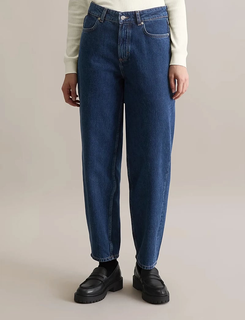 Marc O'Polo - Denim Trousers - barrel jeans - dark blue_multi_46 - 0