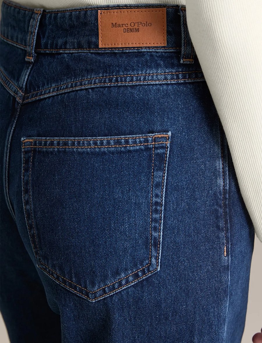 Marc O'Polo - Denim Trousers - barrel džinsi - dark blue_multi_46 - 3