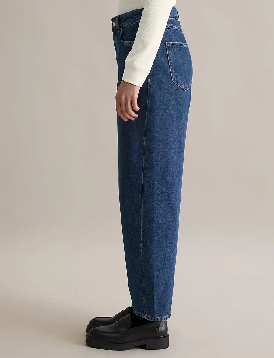 Marc O'Polo - Denim Trousers - barrel džinsi - dark blue_multi_46 - 4
