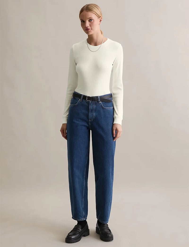 Marc O'Polo - Denim Trousers - barrel jeans - dark blue_multi_46 - 5