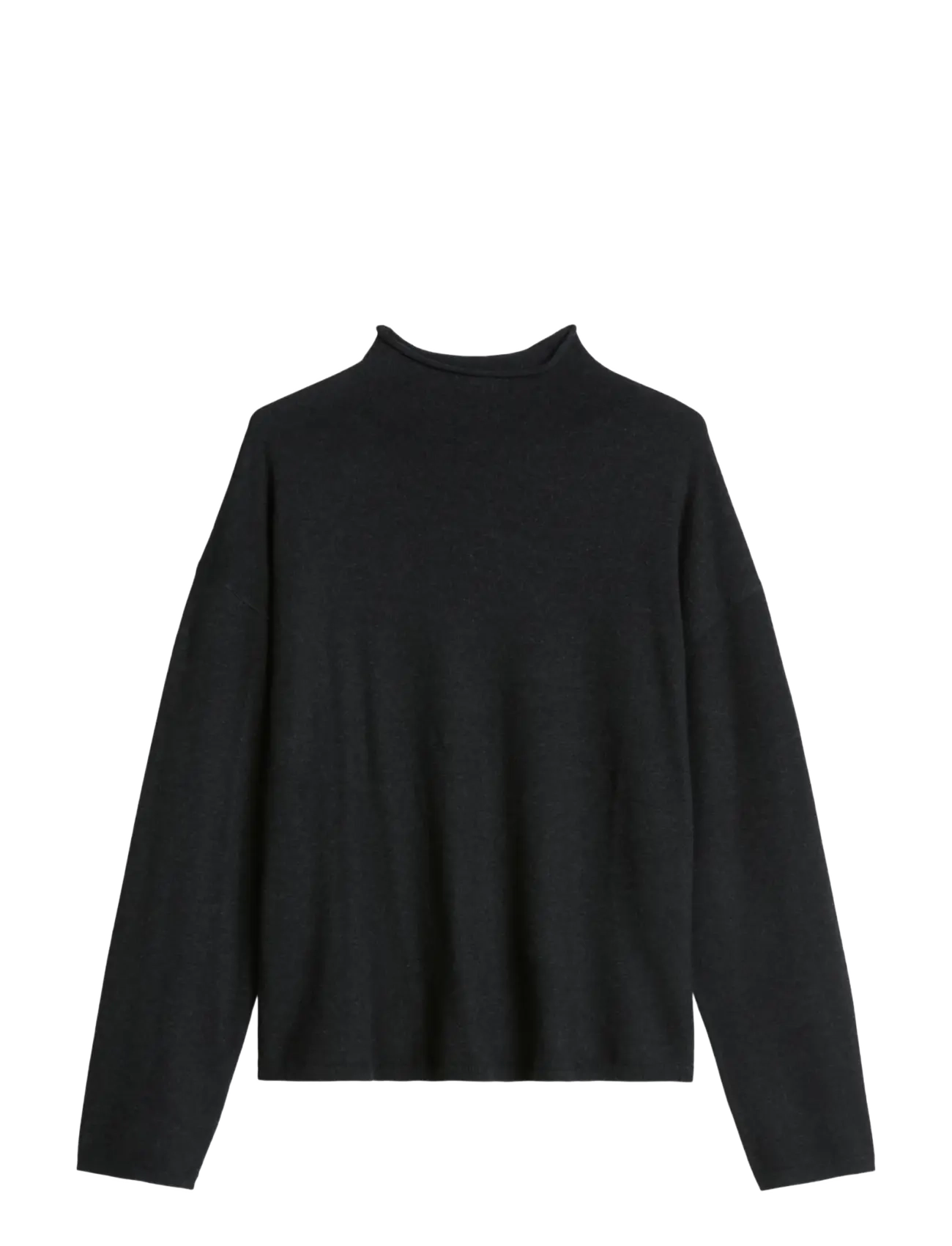 Marc O'Polo Pullovers, LSL, Stand-Up Collar - Kleidung - COAL GREY MELANGE / grey