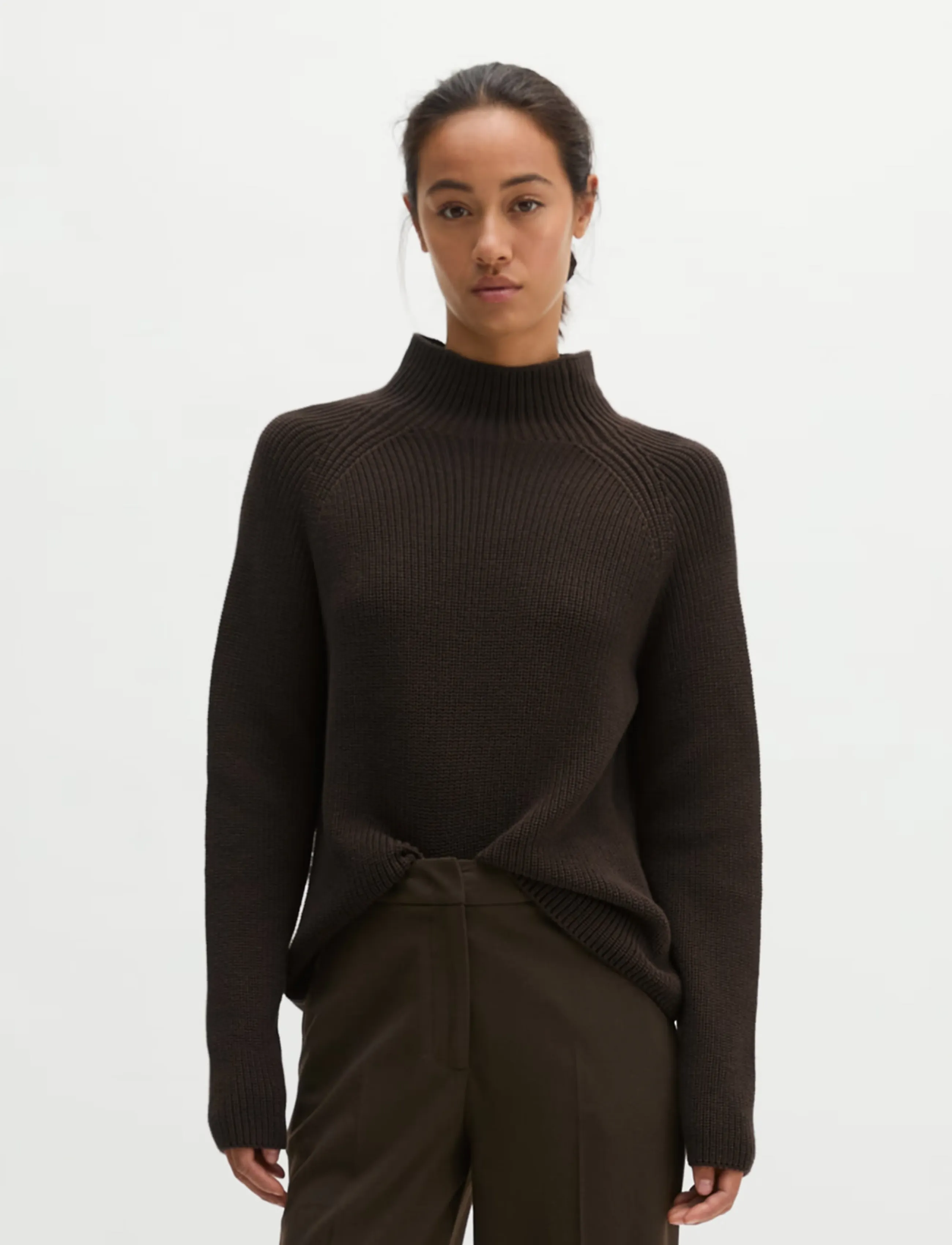 Pullovers, Lsl, Stand-Up Collar