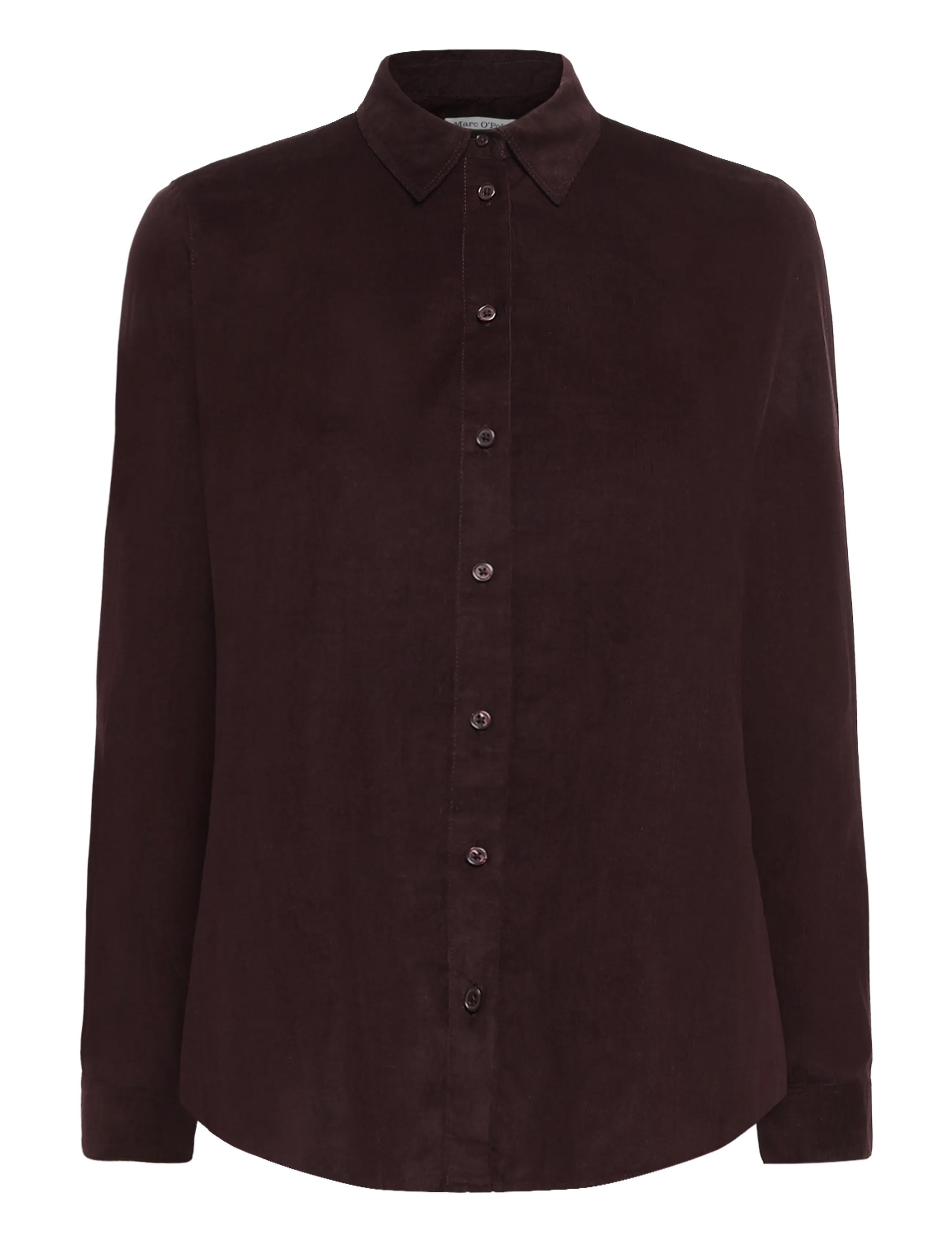 Marc O'Polo Woven Blouses Longsleeve - Transitional Layering - BLACK CHERRY / burgundy