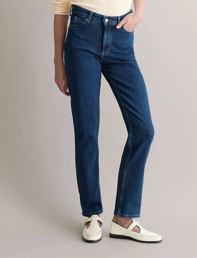 Marc O'Polo - Denim Trousers - straight jeans - dark blue_multi_46 - 0