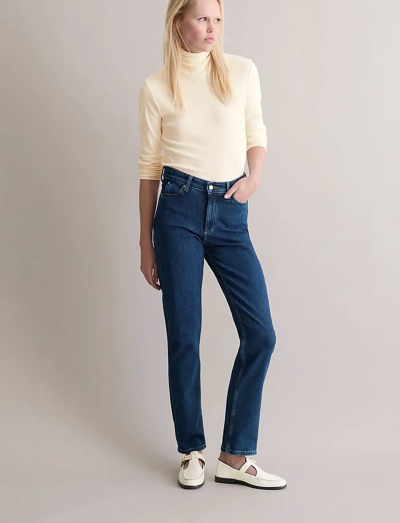 Marc O'Polo - Denim Trousers - straight jeans - dark blue_multi_46 - 5